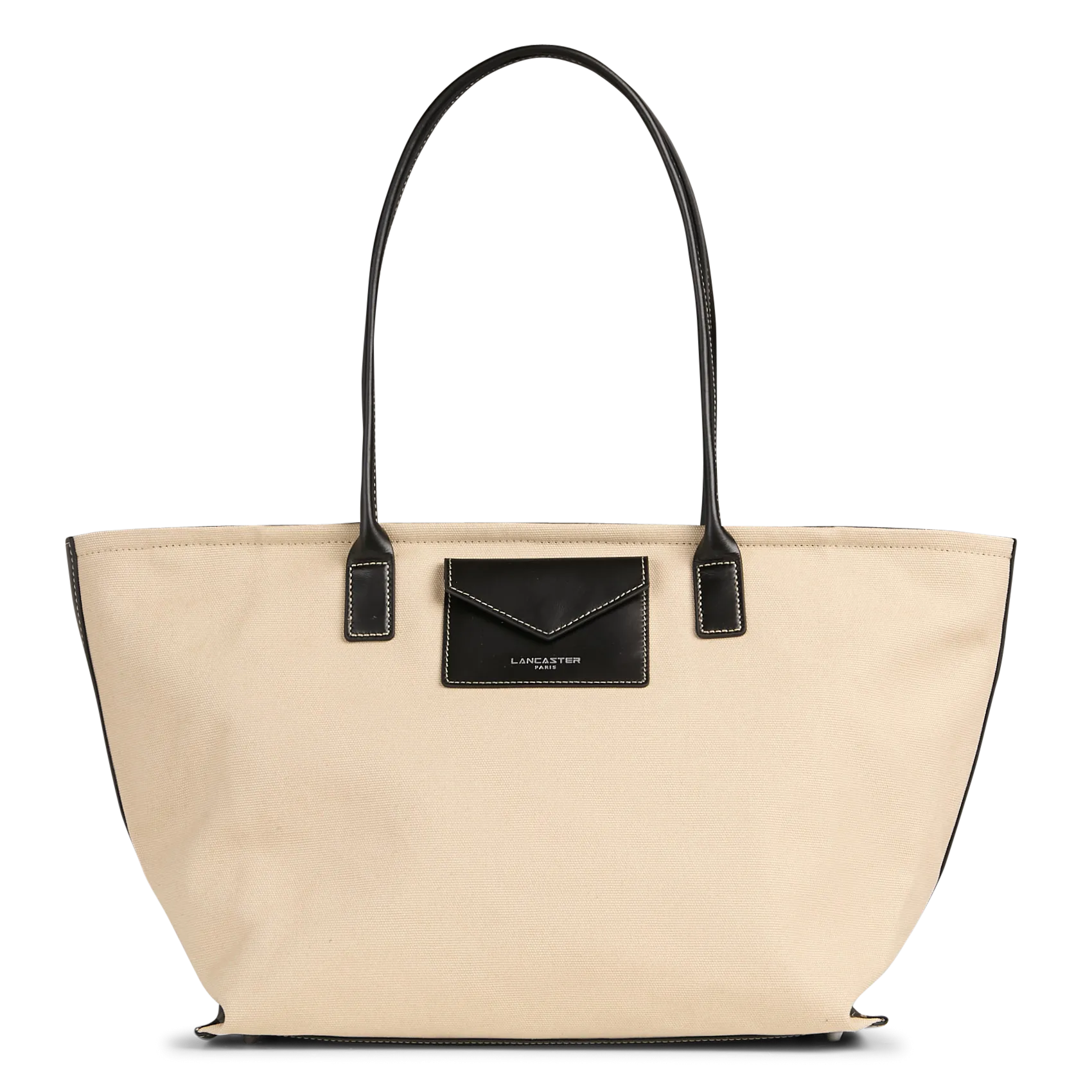 Shopper aus Baumwolle Schwarz CANVA KBA