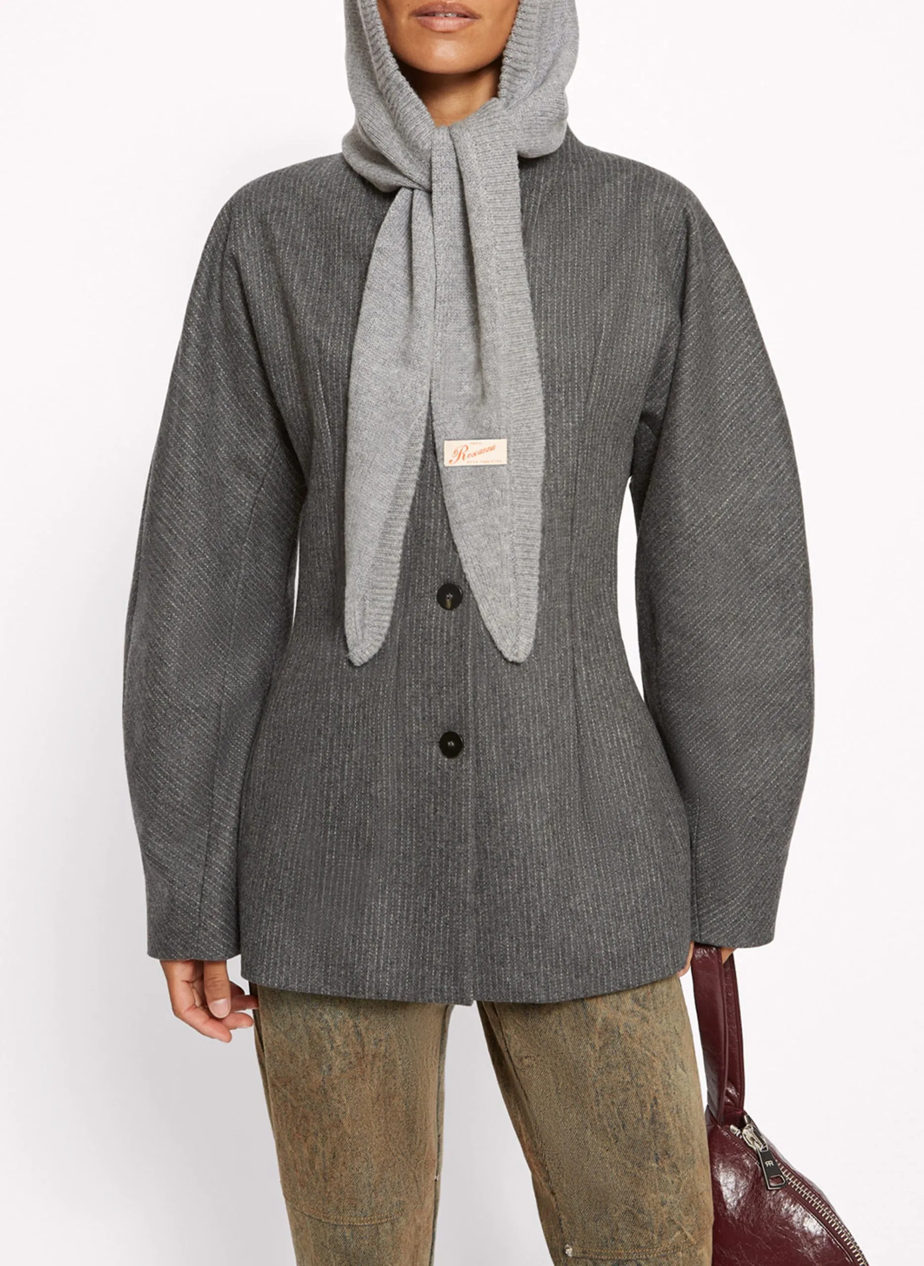 Woll- und Kaschmirmütze Grau MAGNUM