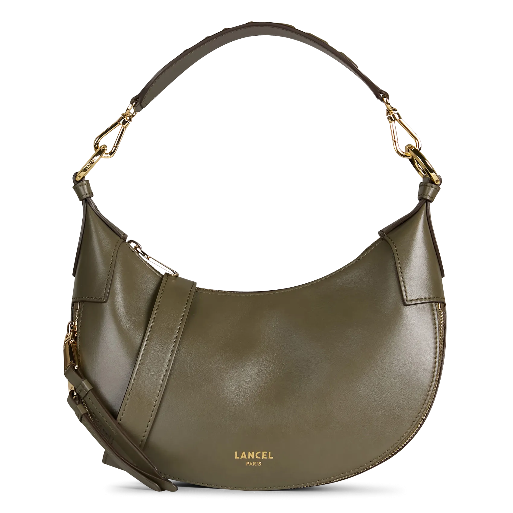 Brieftasche aus Leder Khaki ORIGAMI S