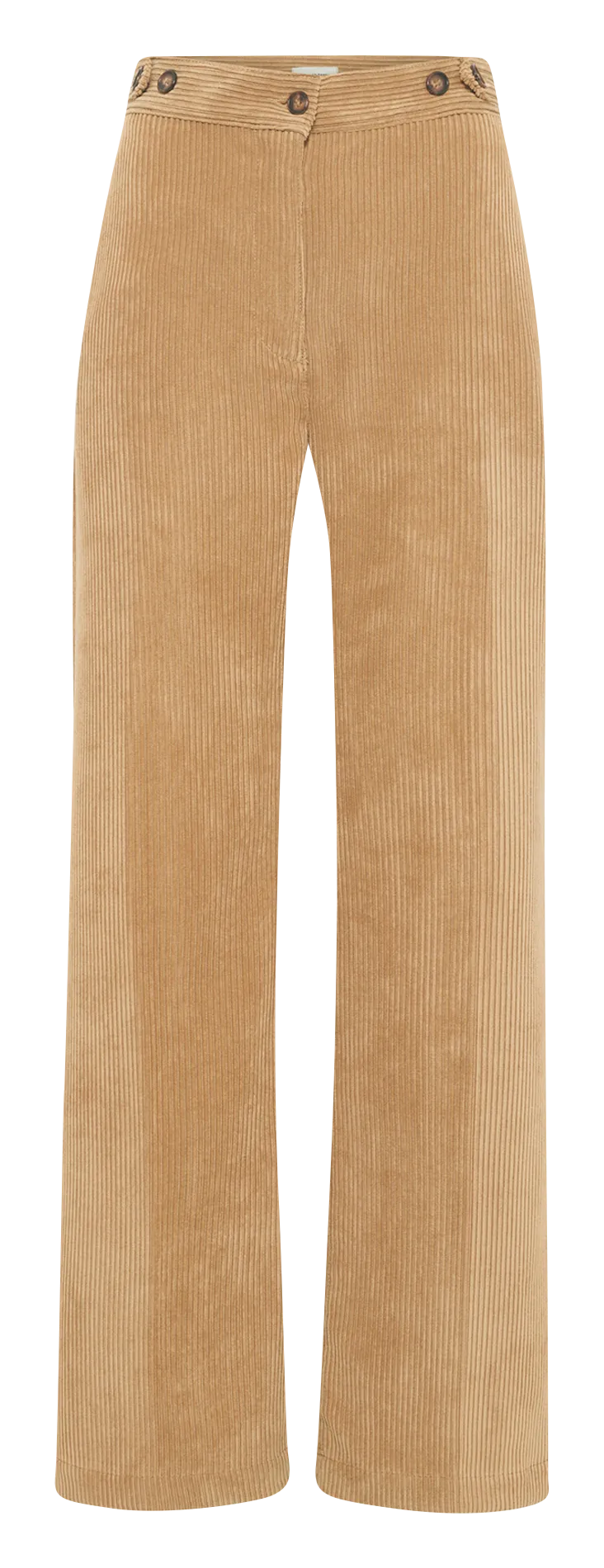 Weit geschnittene Hose Beige CASS