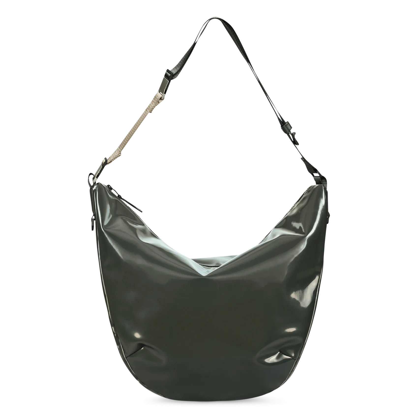 Umhängetasche aus Vinyl Grun VALERA