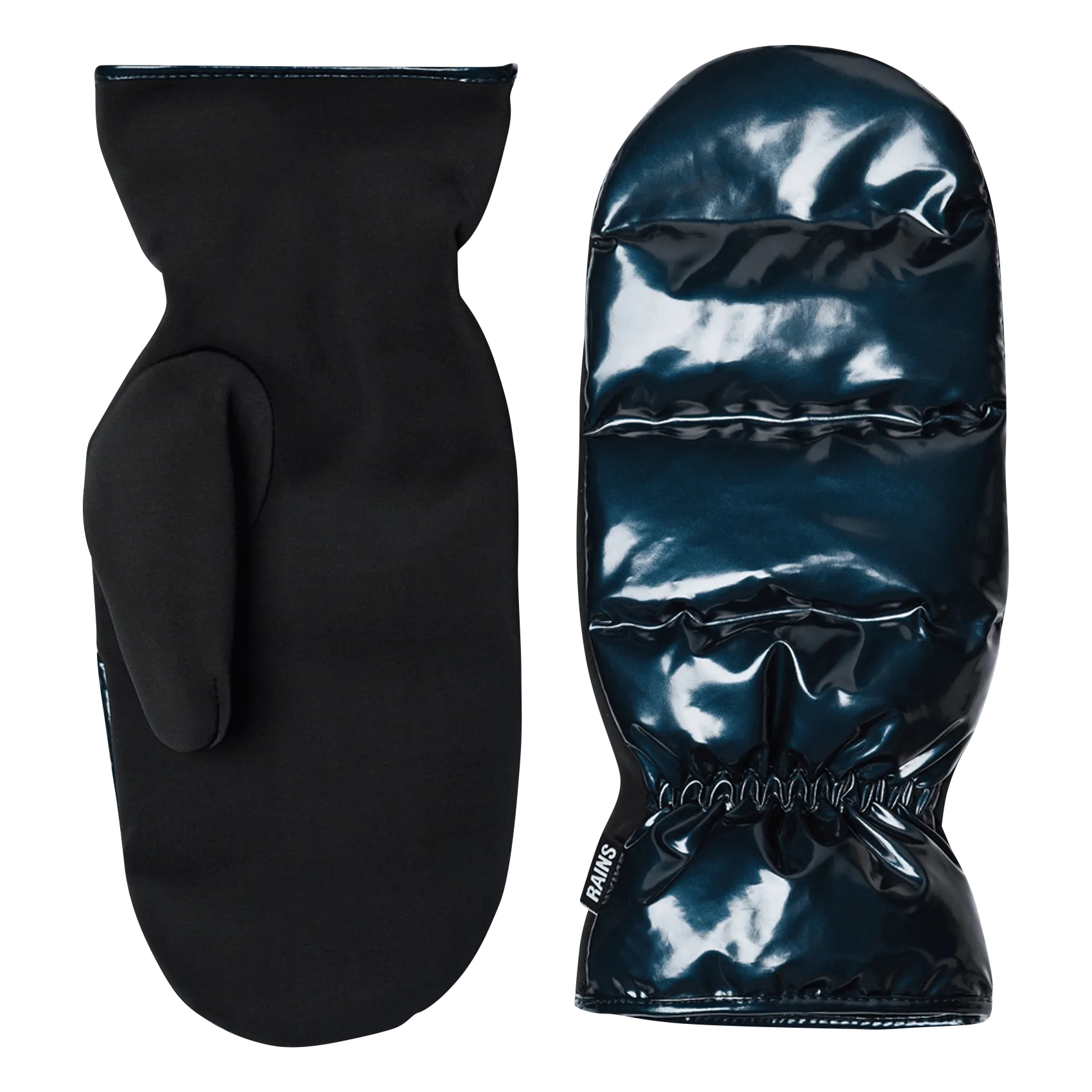 Gesteppte Fausthandschuhe Blau LOHJA