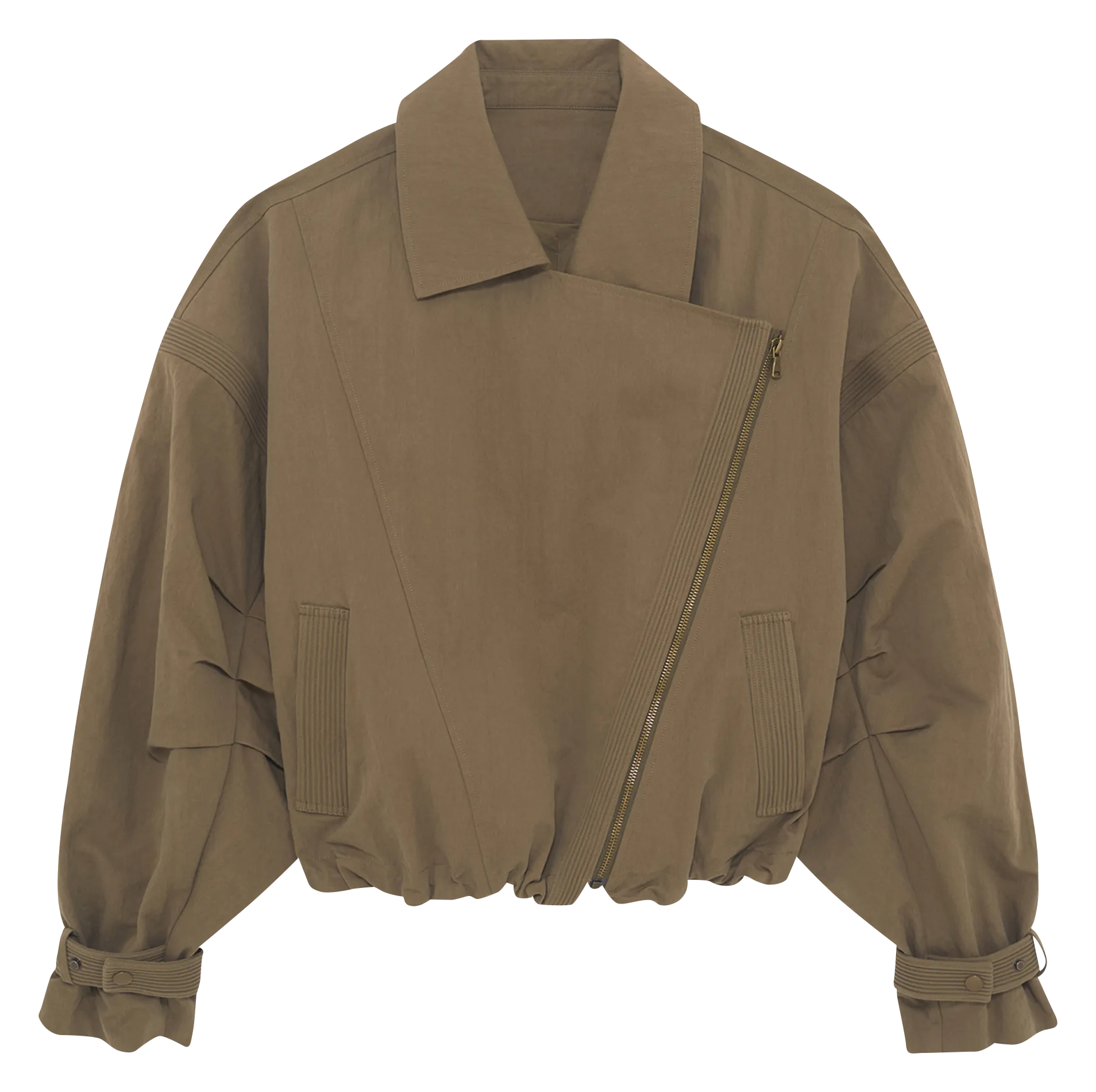 Blouson mit klassischem Kragen Braun HARPER