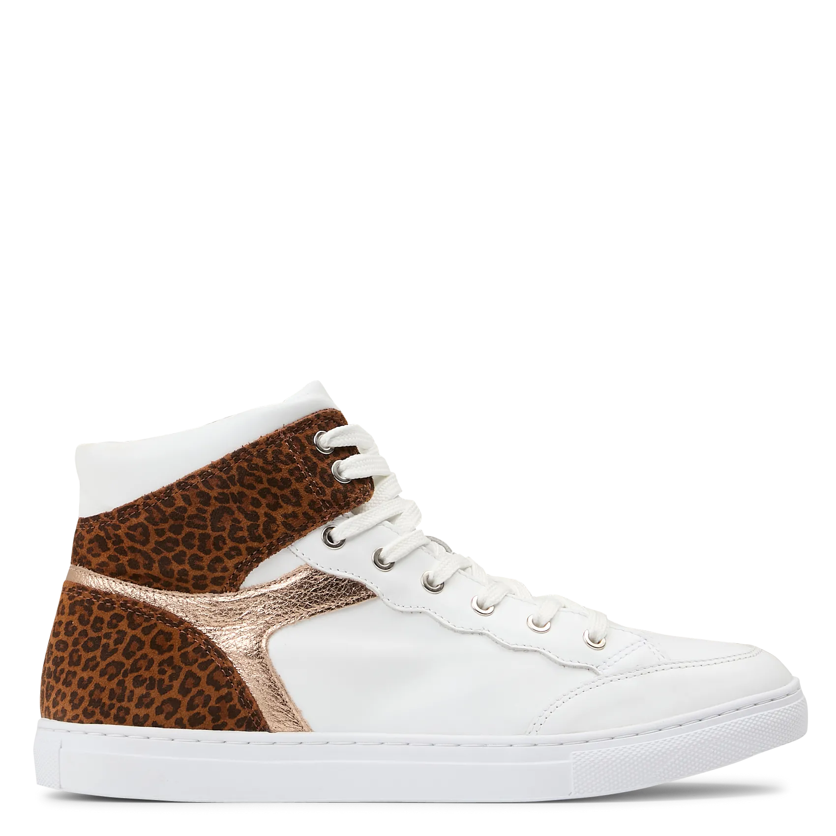 Hohe Ledersneaker Braun O.QUEEN