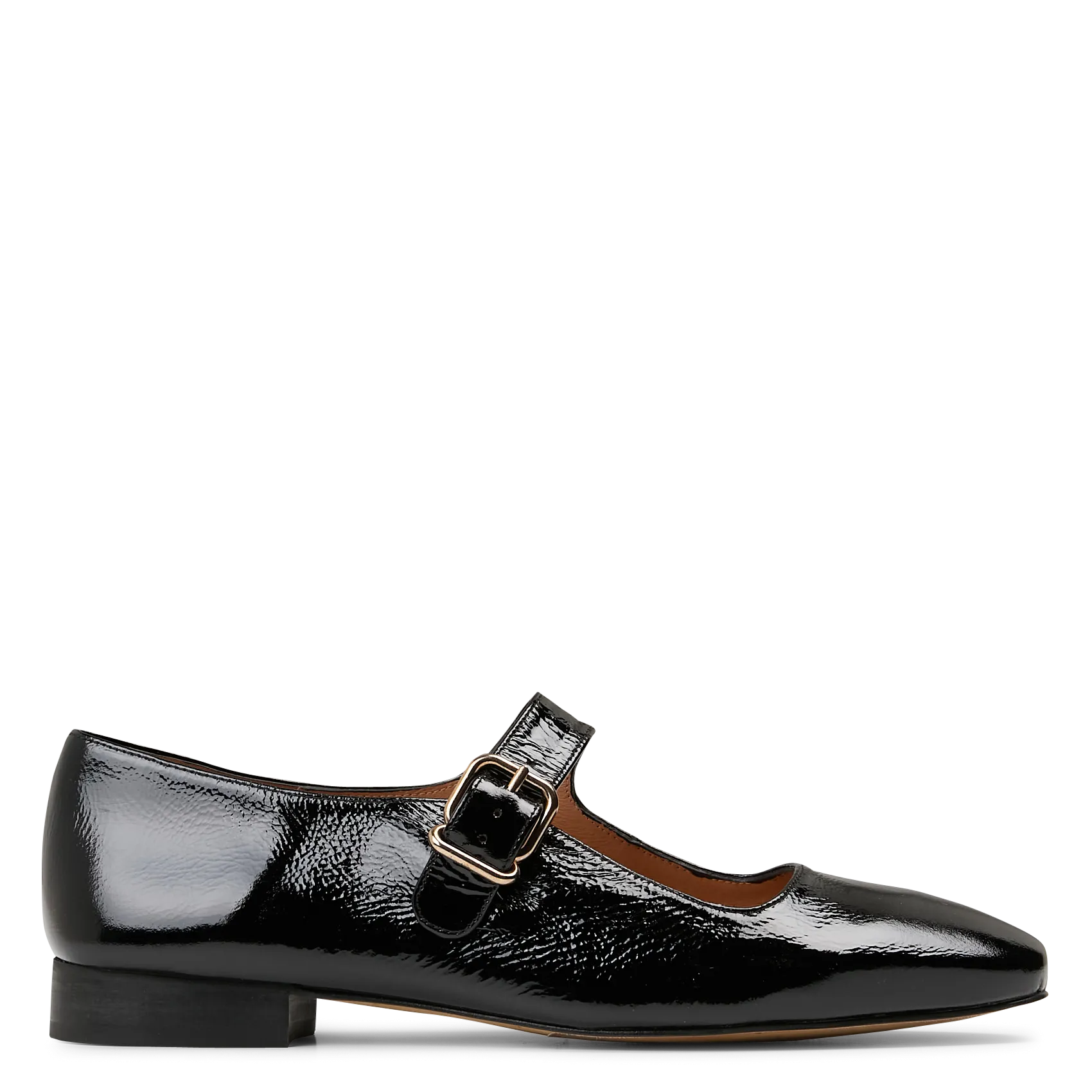 Ballerinas aus Lackleder Schwarz VELVET