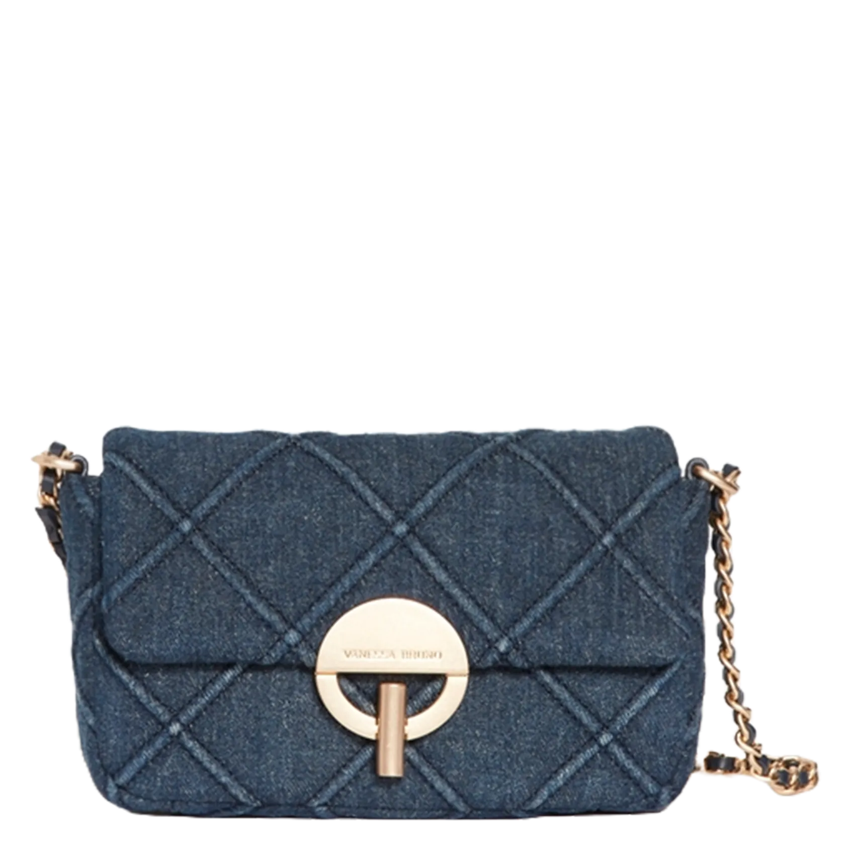 Umhängetasche aus Baumwolle Blau NANO MOON