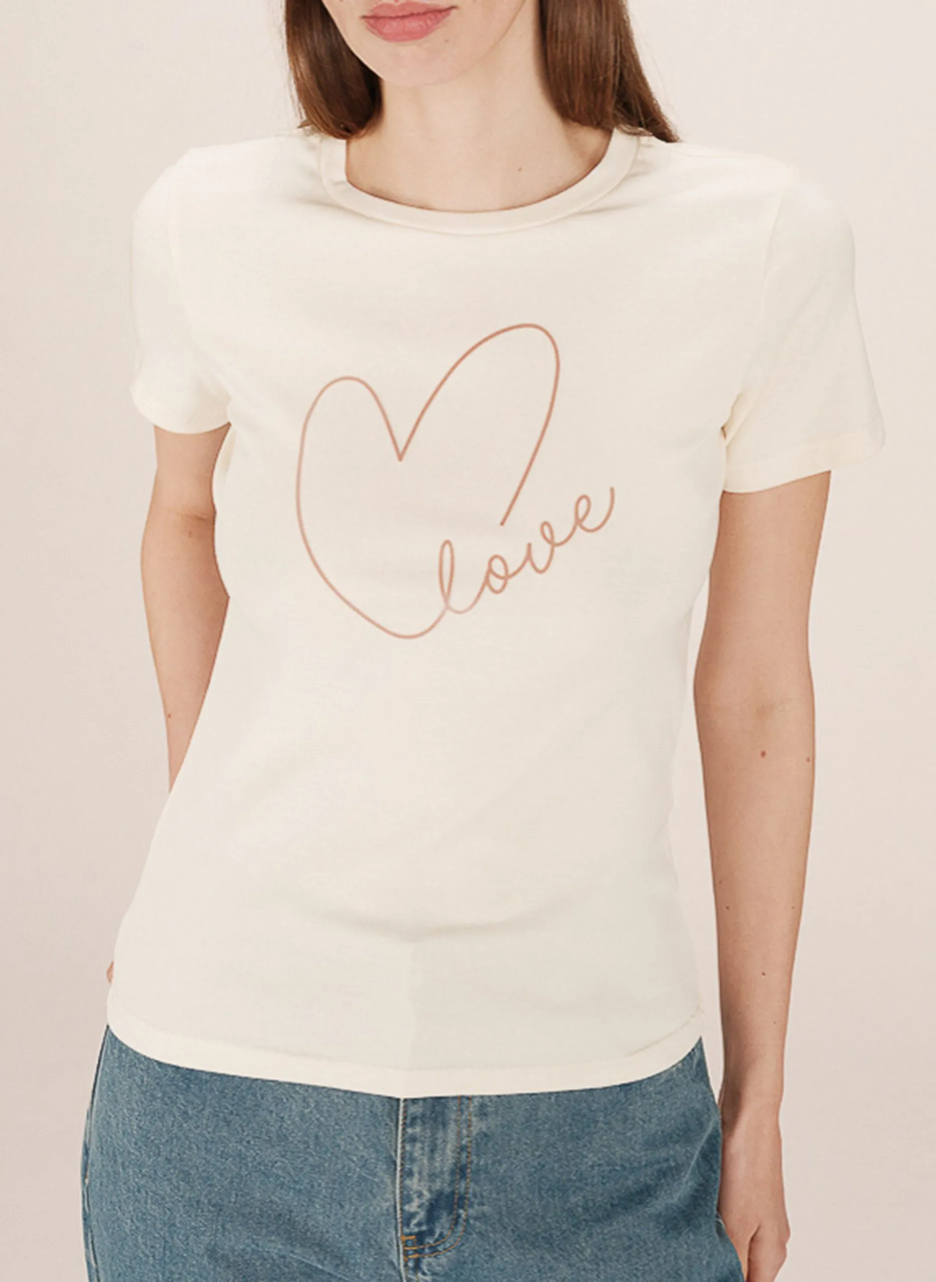 Jacksonville - T-Shirt mit Rundhalsausschnitt aus Baumwoll-Mix Weiss SIXTE