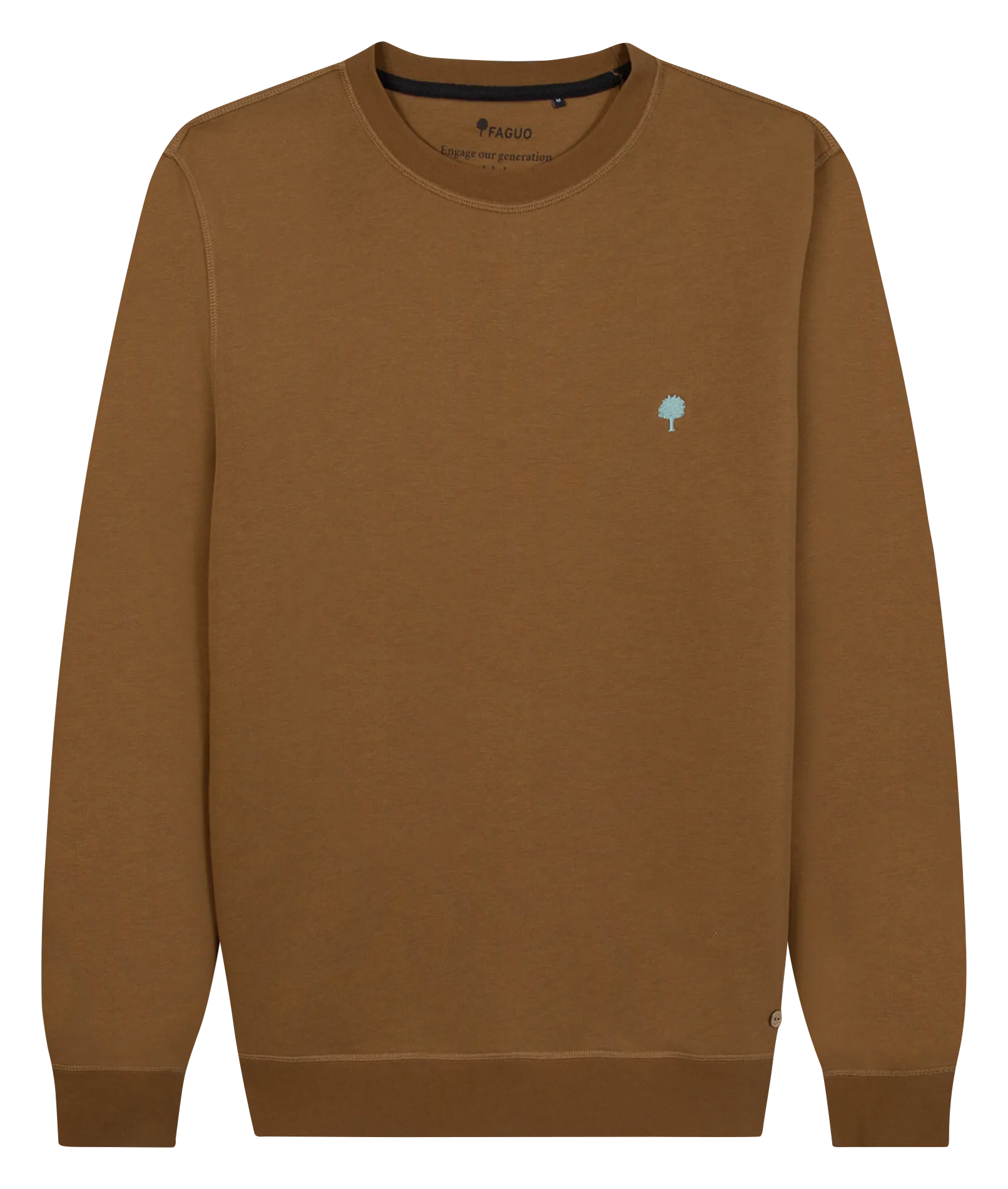 Gerader Strickpullover Braun DONZY