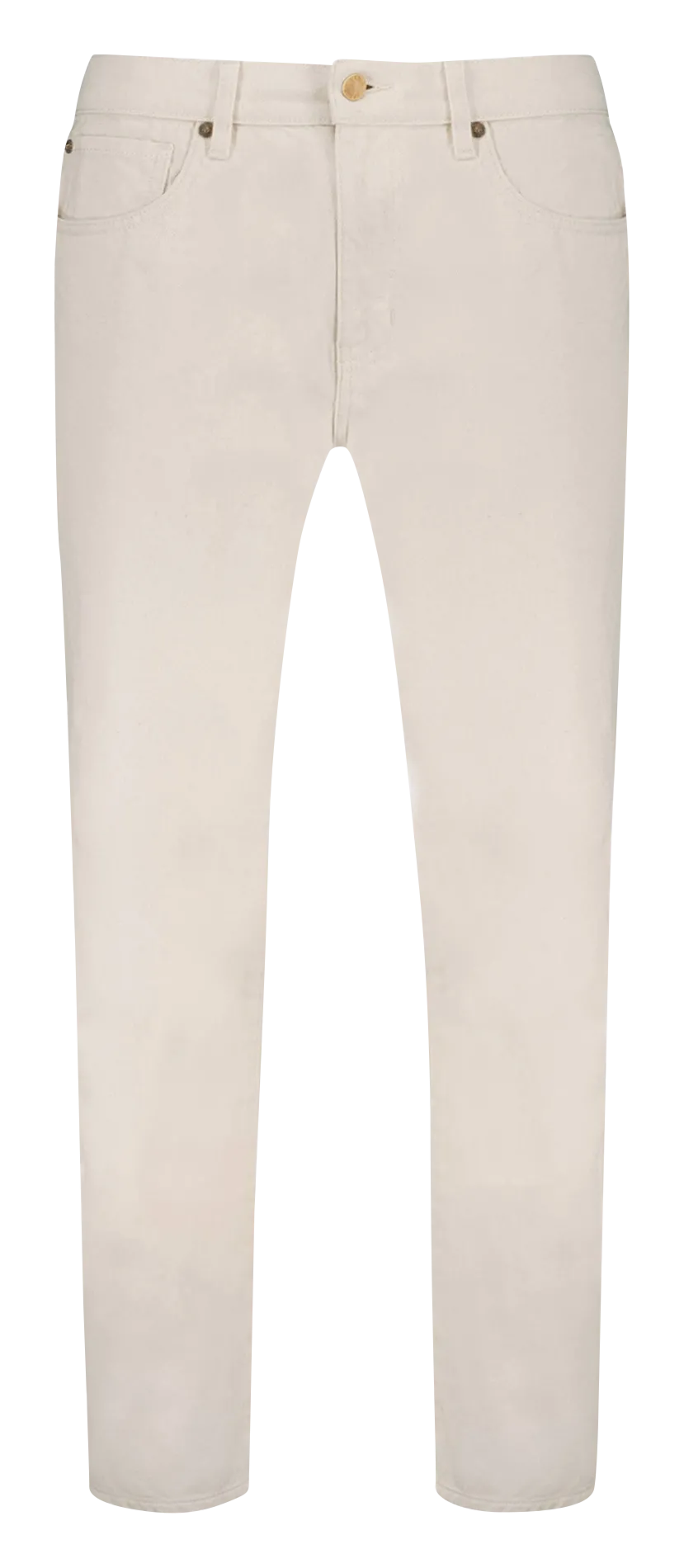 Gerade geschnittene Jeans aus Baumwoll-Mix Beige