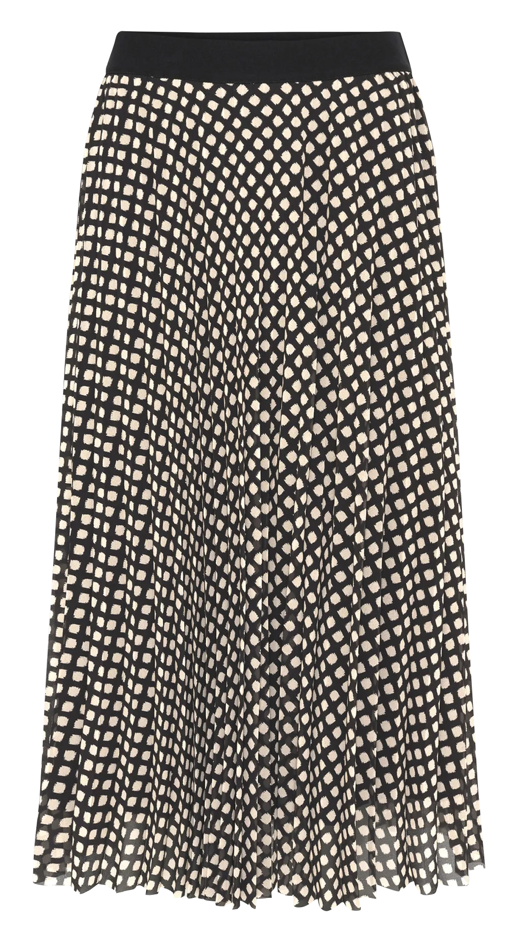 Kurzer Rock mit Print Schwarz BETH