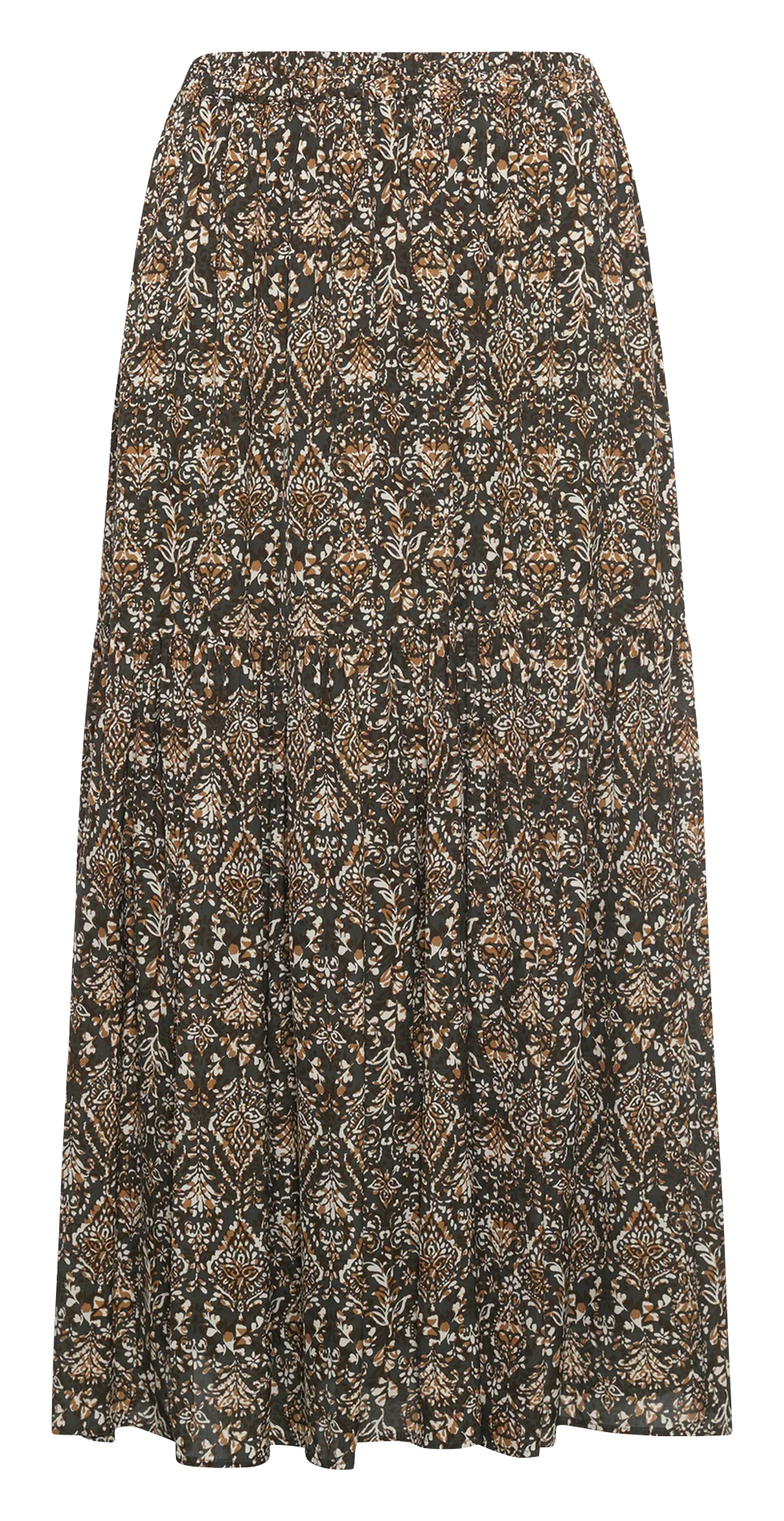 Ausgestellter, bedruckter Rock Khaki BILLIE