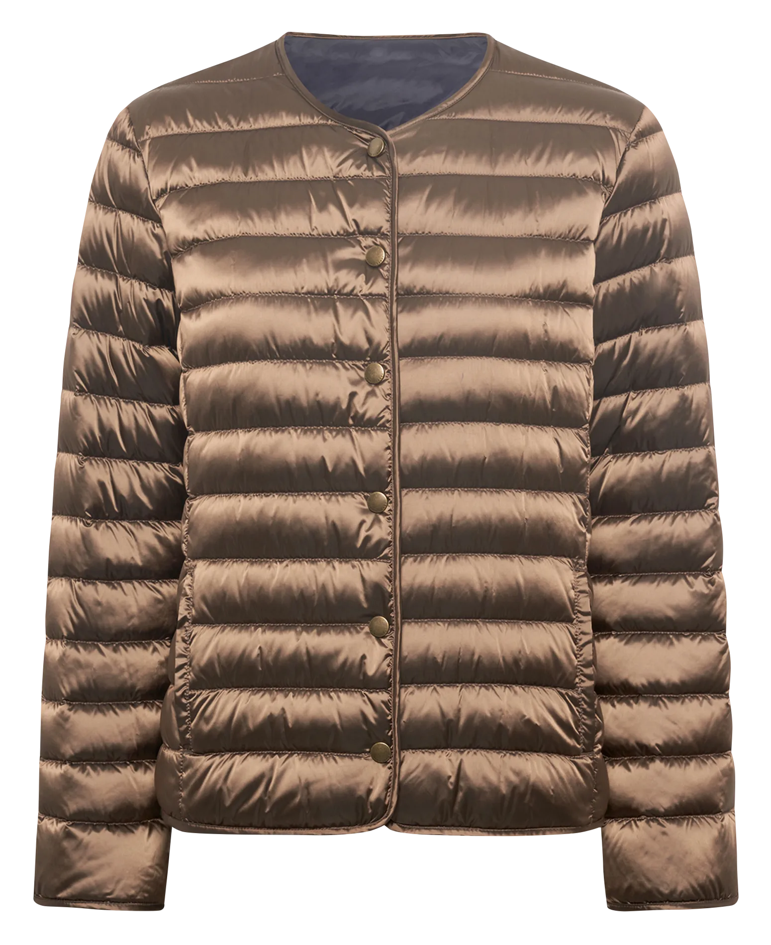 Gepolsterte gerade Jacke Braun MICAELA