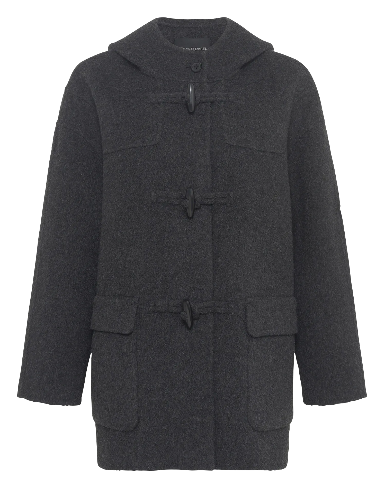 Wollmantel mit Stehkragen Grau MALINA