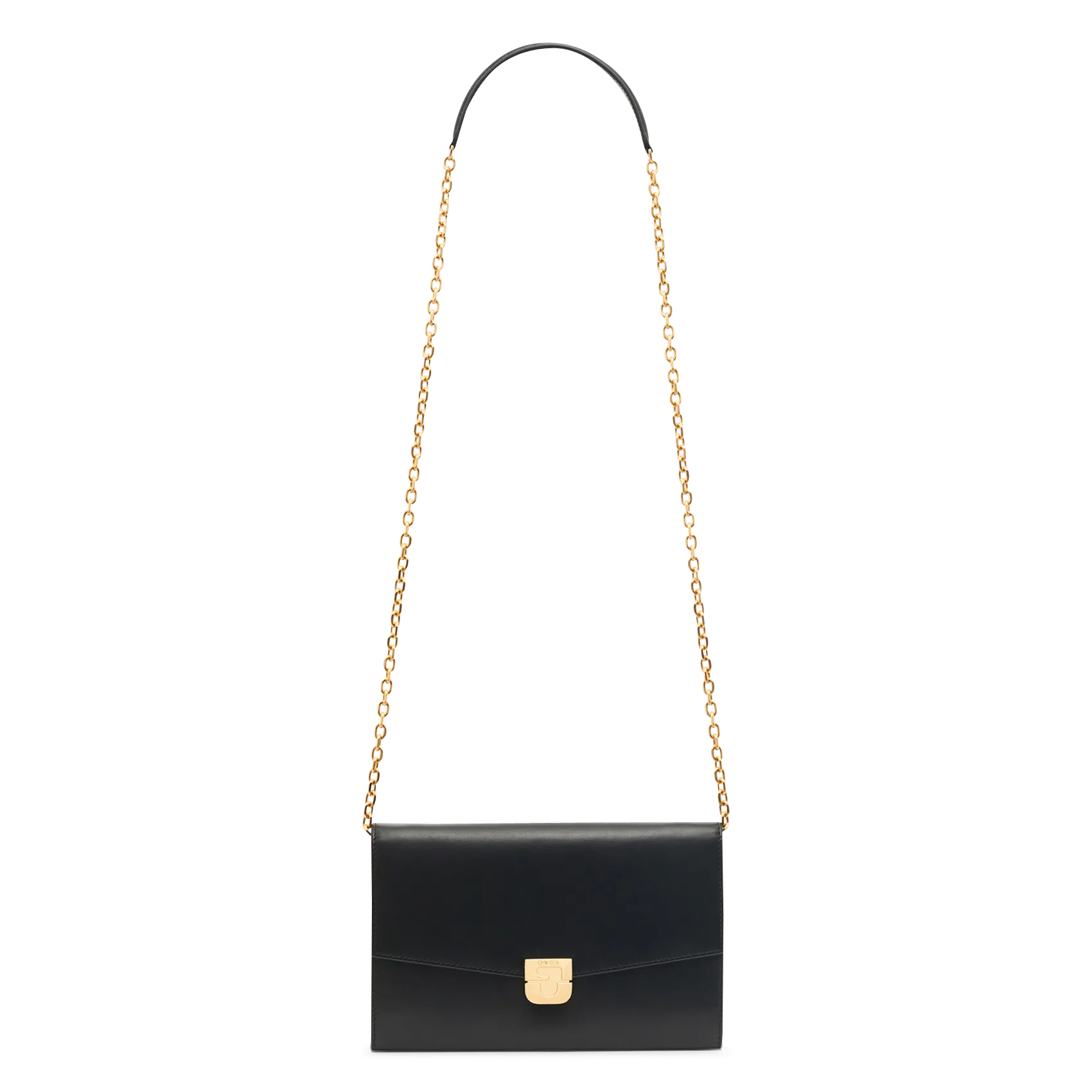 Brieftasche aus Leder Schwarz ENVELOPPE