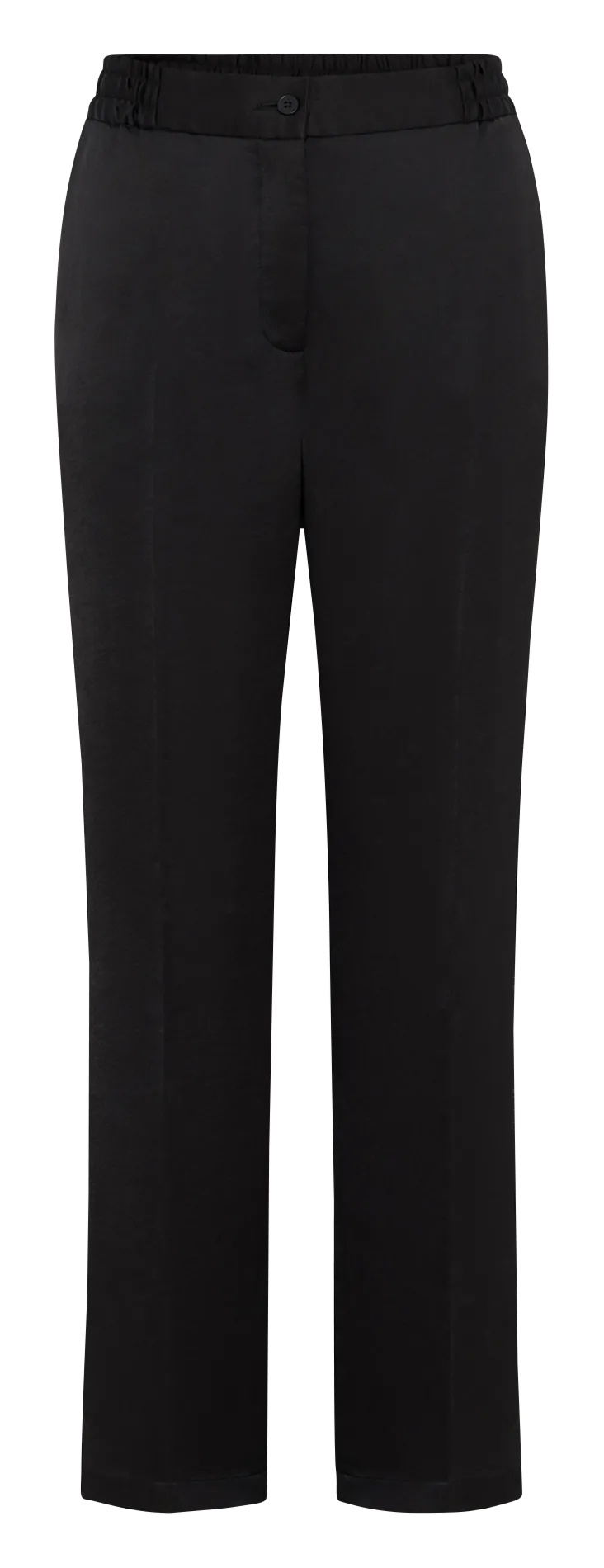 Satinhose mit schmalem Bein Schwarz CANDICE