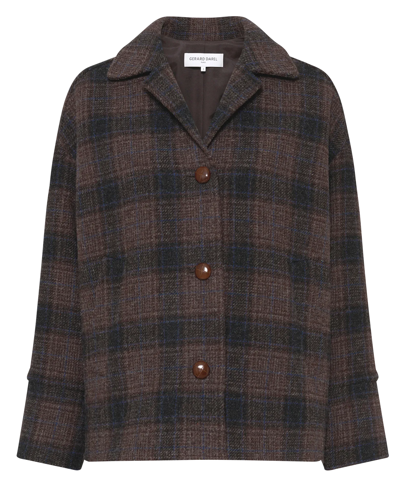 Blazer aus Crêpe Braun NERINA