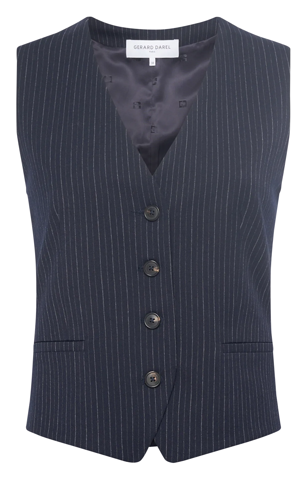 Blazer mit V-Ausschnitt Blau NELIA