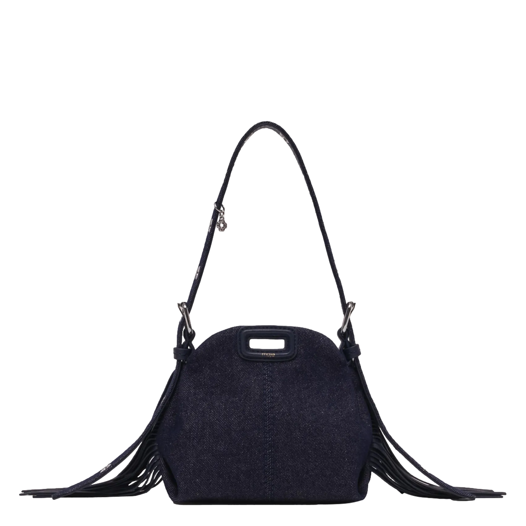 Umhängetasche aus Baumwolldenim Blau