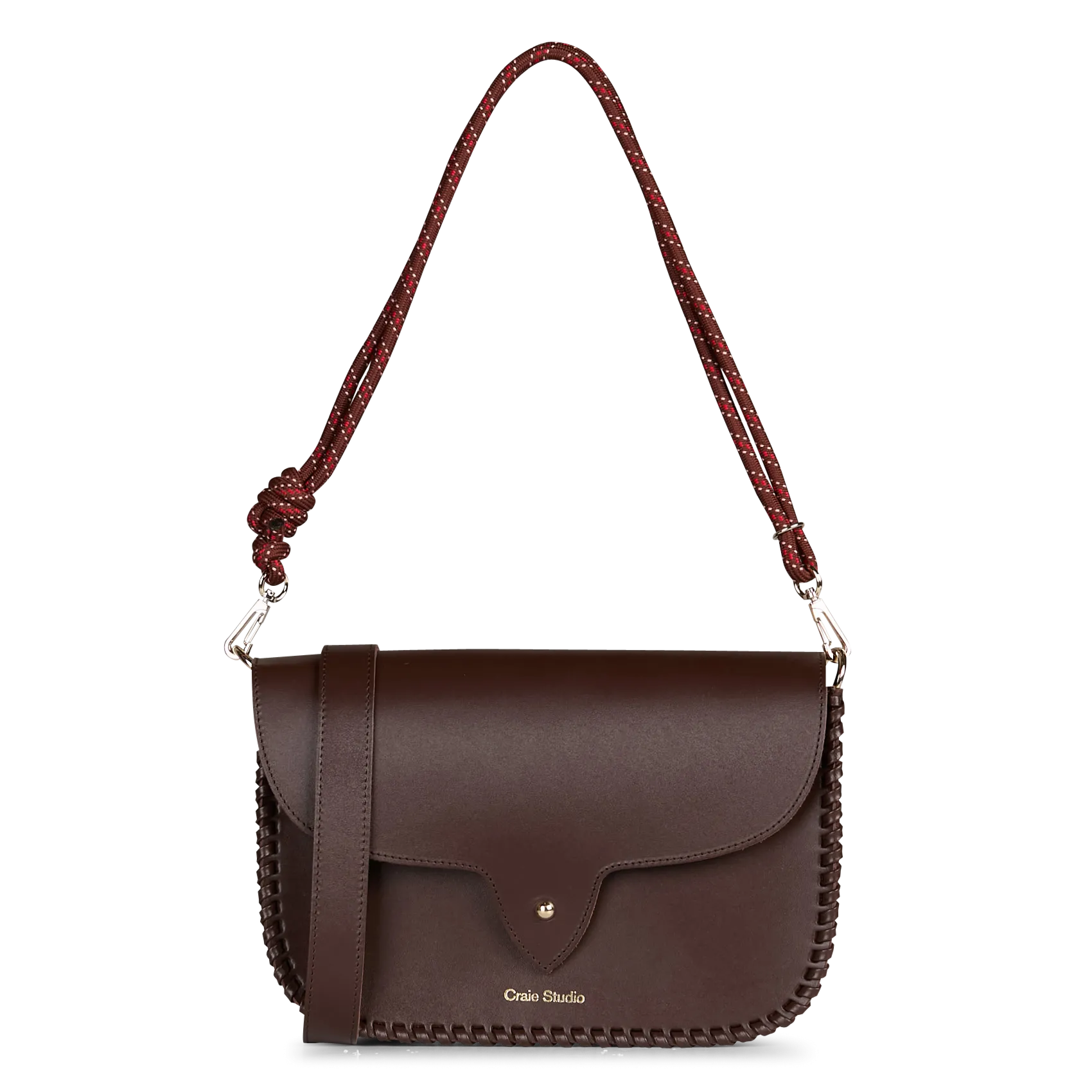 Brieftasche aus Leder Braun WISH