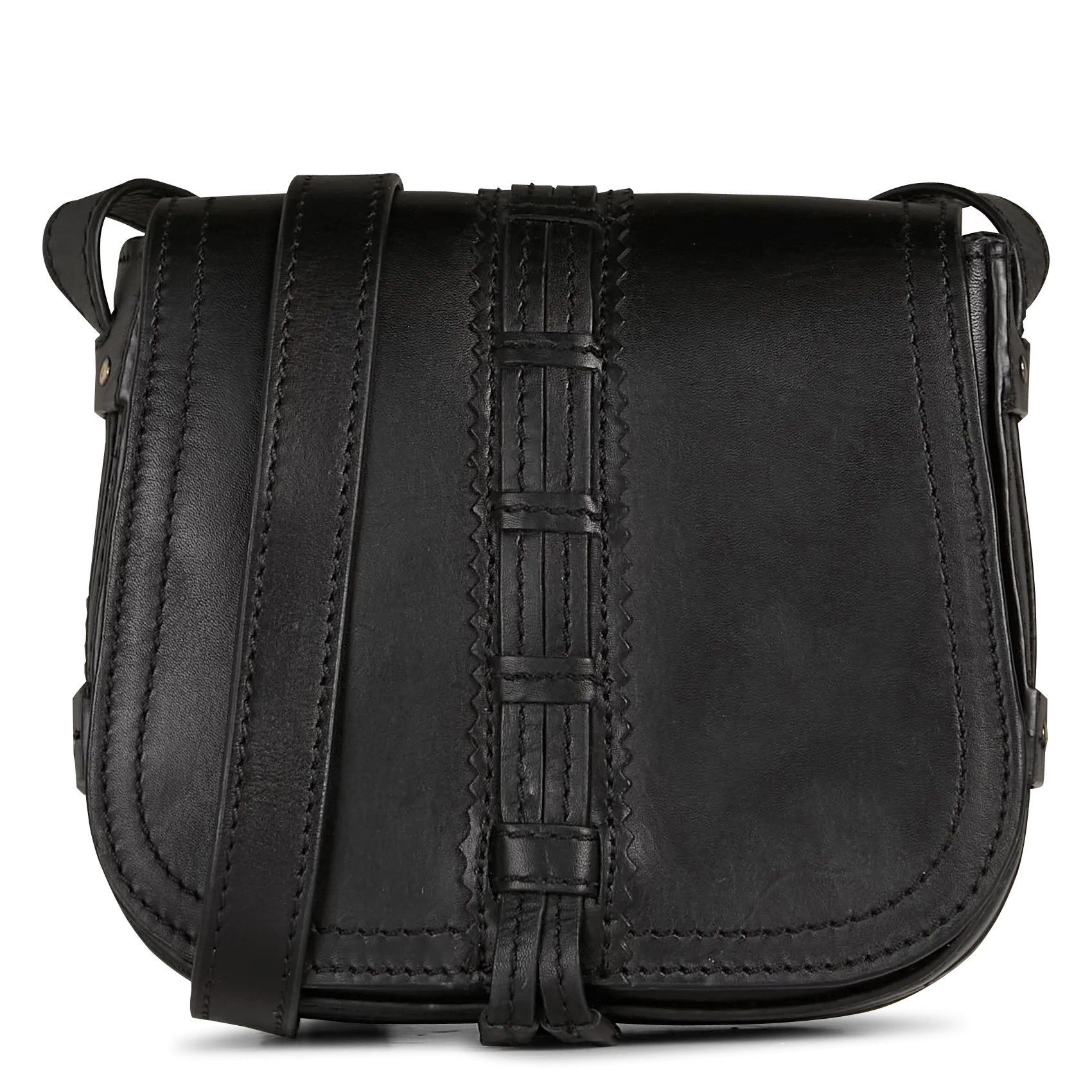 Brieftasche aus Leder Schwarz LUCIEN MINI