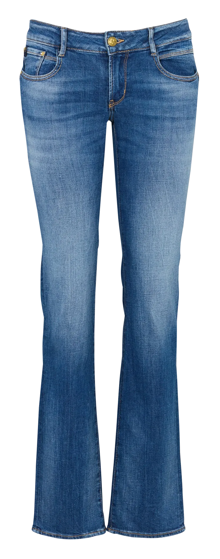Gerade geschnittene Jeans aus Baumwoll-Mix Blau PULPREG