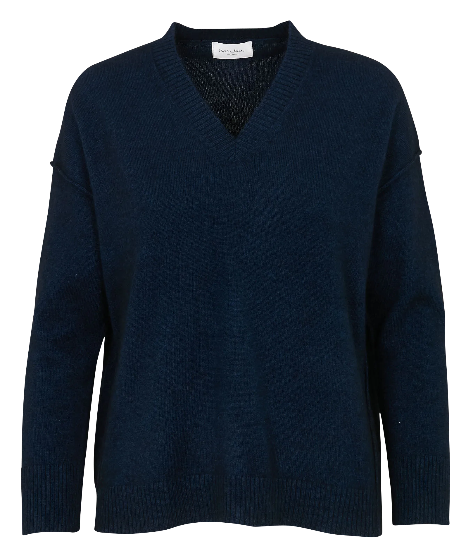 Pullover mit V-Ausschnitt Blau PAIX
