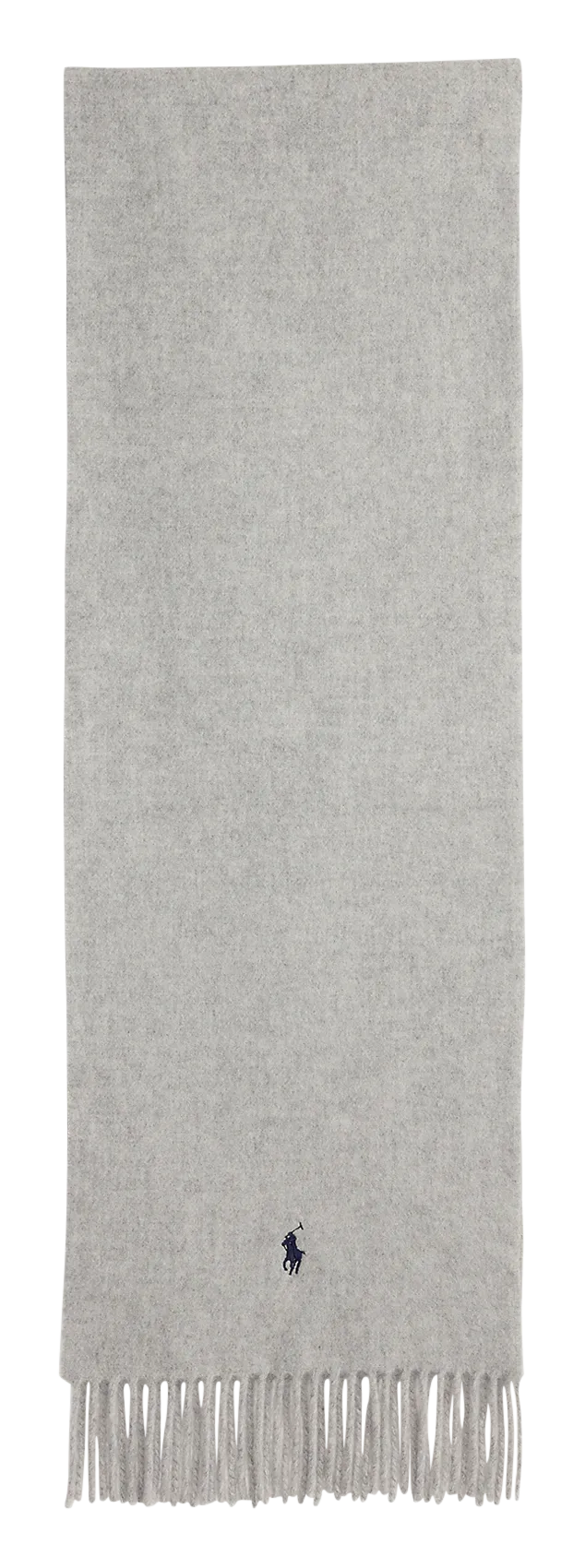 Alaska - Einfarbiger Schal aus Wolle Grau