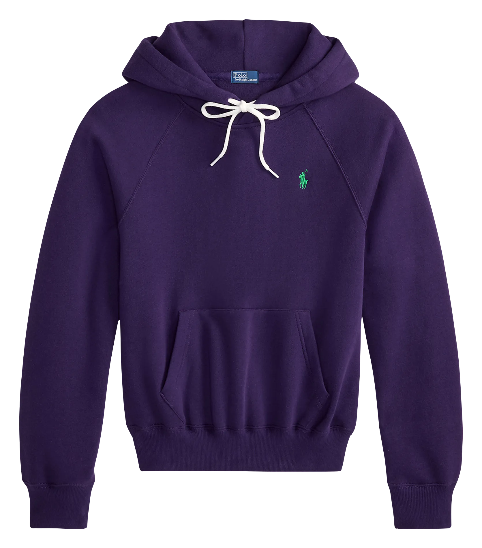 Weites einfarbiges Hoodie-Sweatshirt Violett