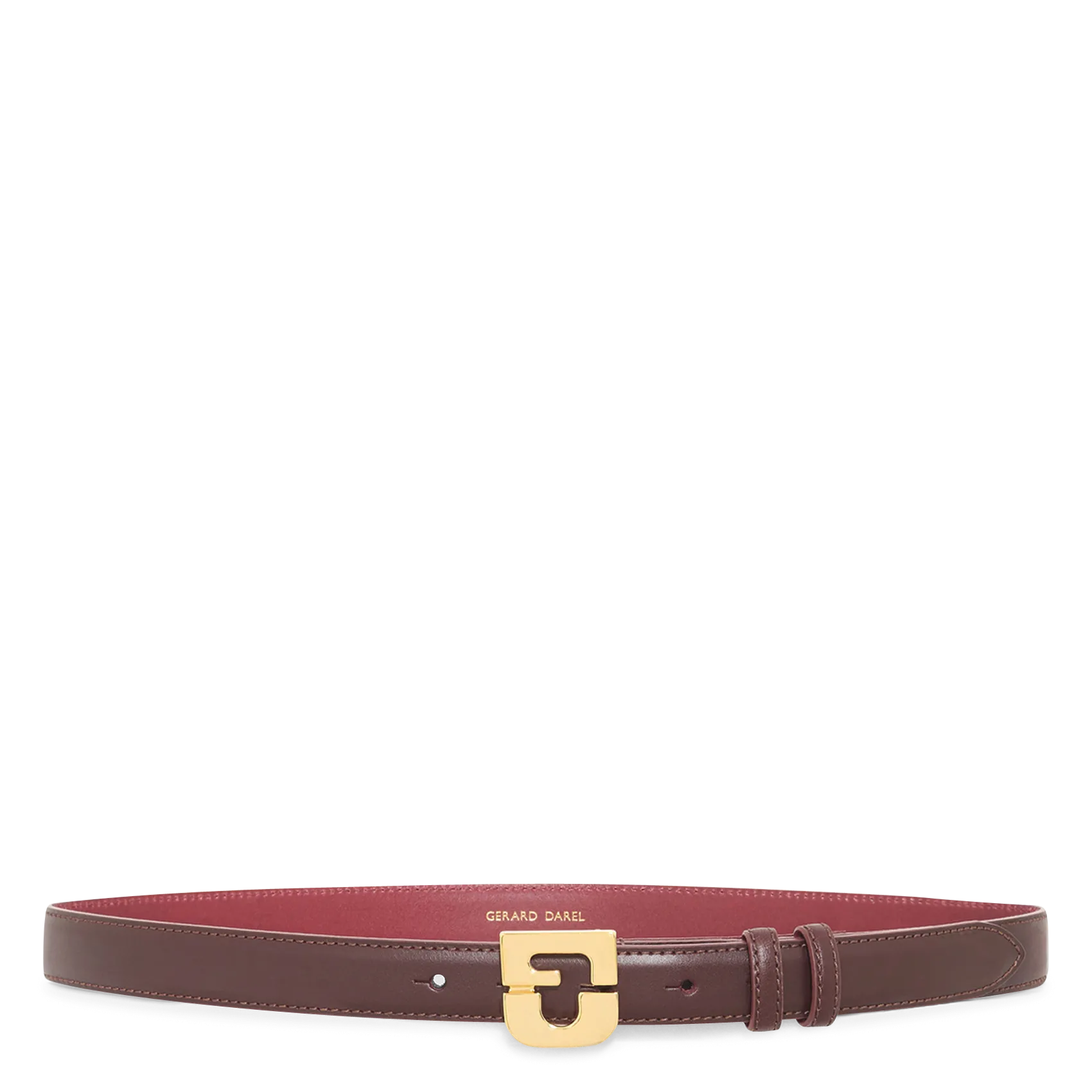 Daughter - Schmaler Ledergürtel Rot LE LAUREN