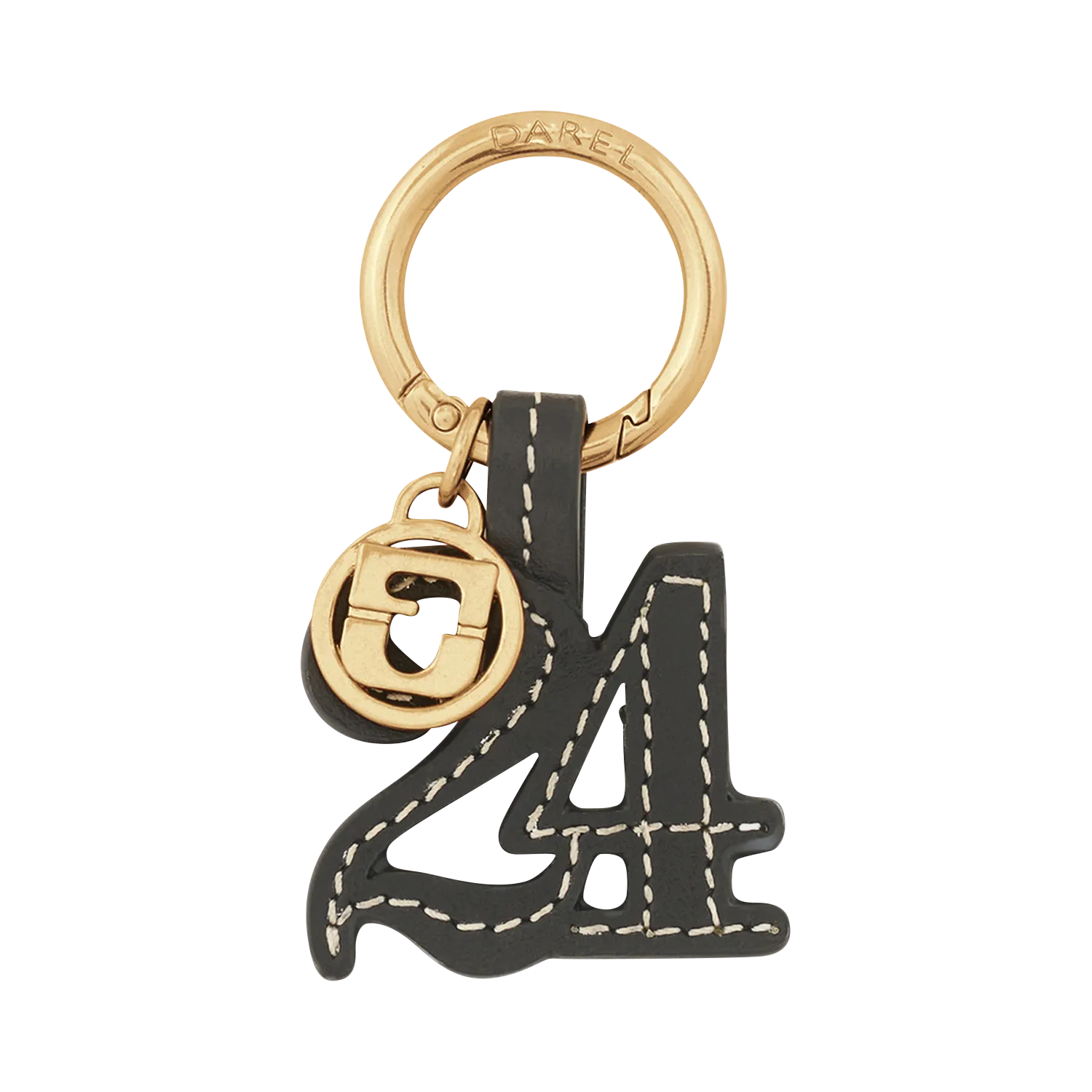 Zizi - Schlüsselanhänger aus Leder Schwarz 24