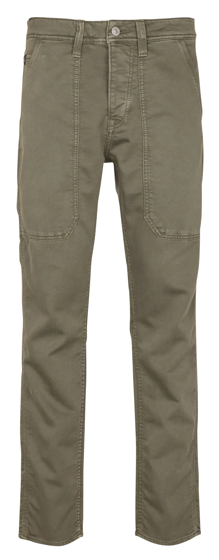 Eng anliegende Jeans aus Baumwollmischung Grun WORK