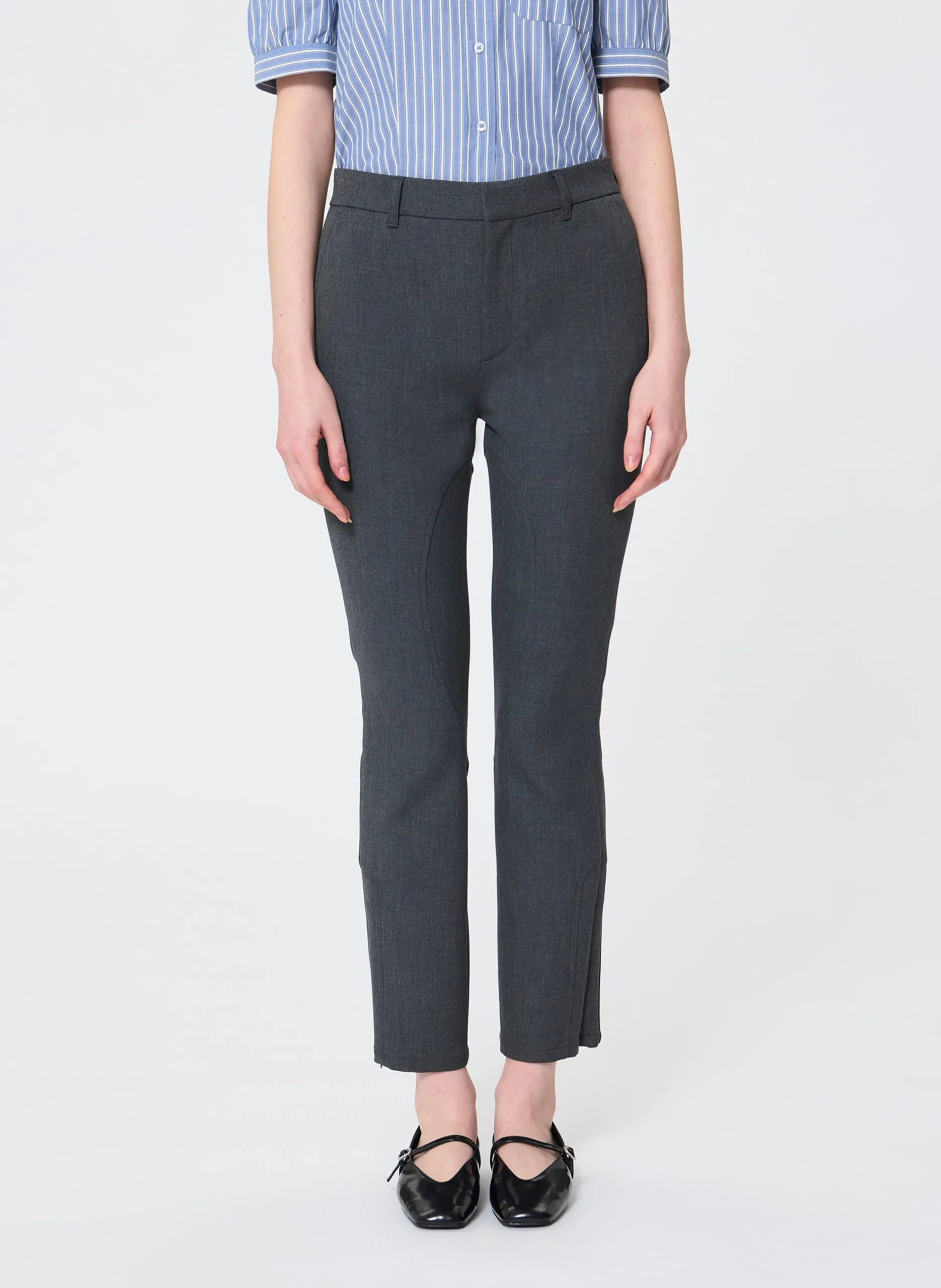 Bundfaltenhose Grau PAXTON