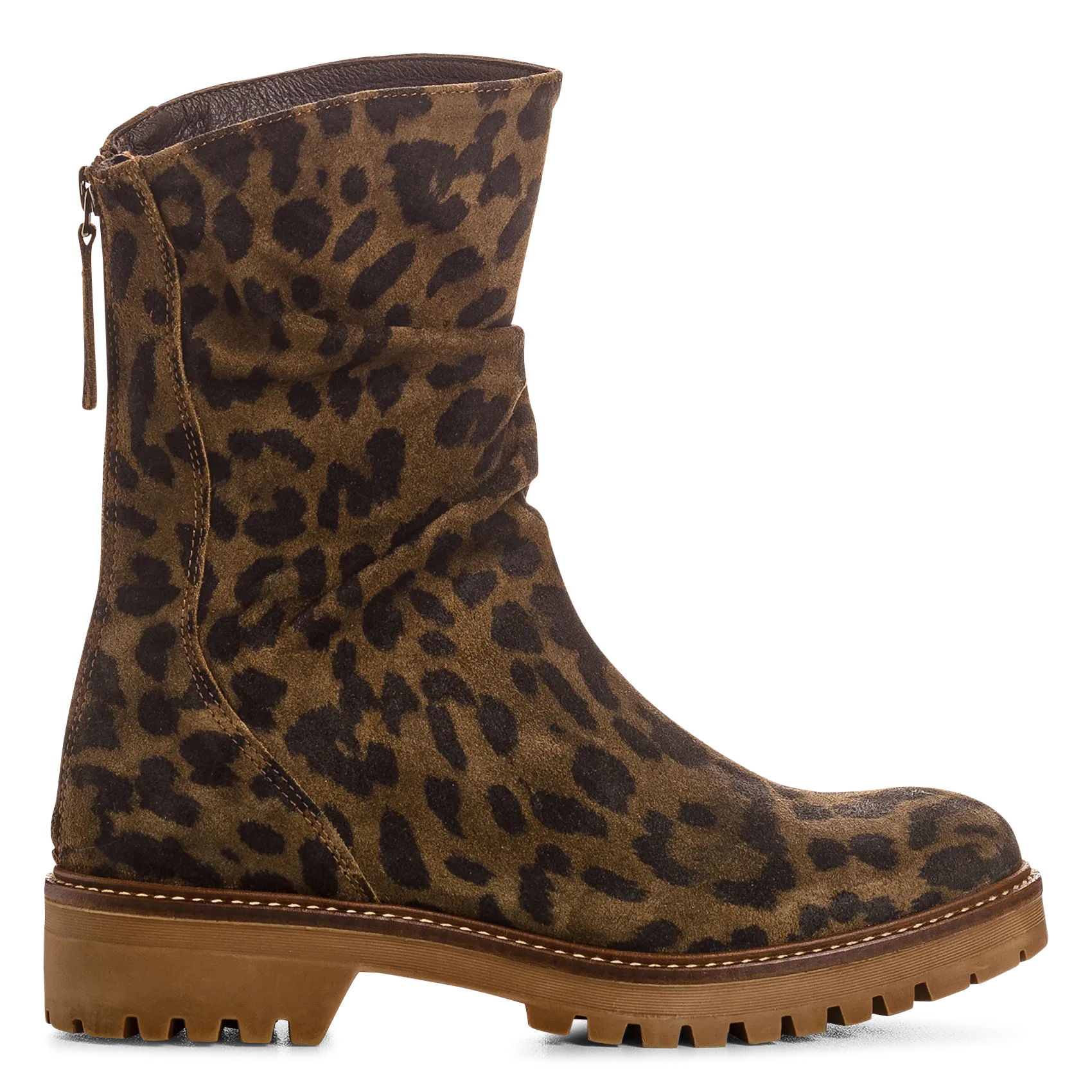 Weiche Leo-Lederstiefel Braun DUNK