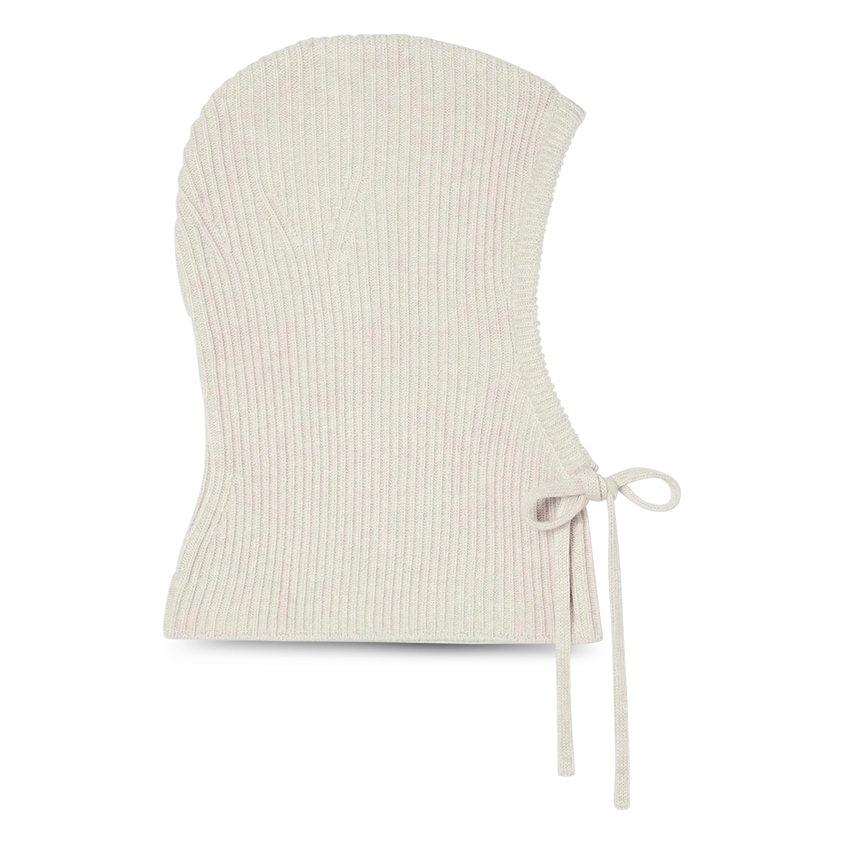 Strickkapuze Beige AGNES