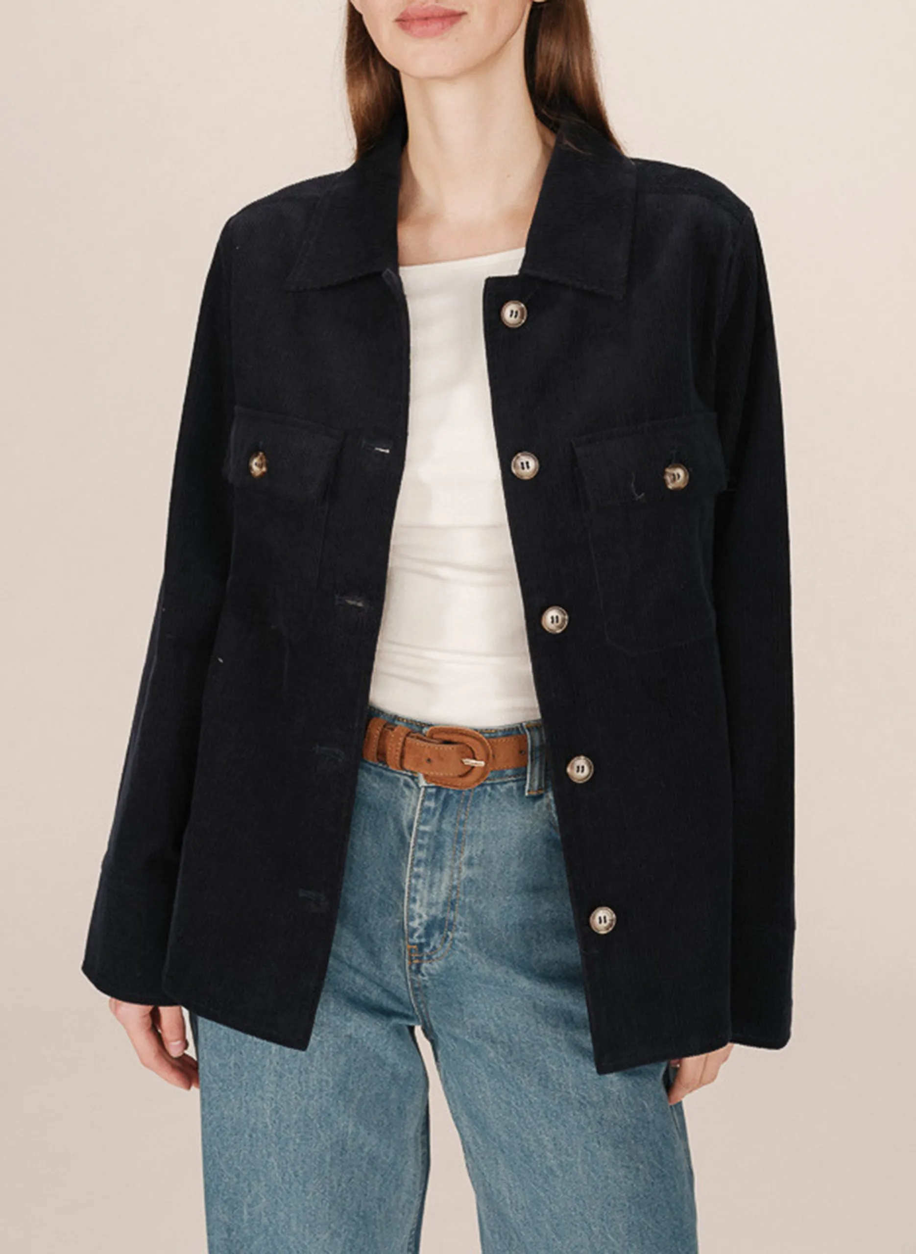 Baumwoll-Bluse Blau SPECIAL