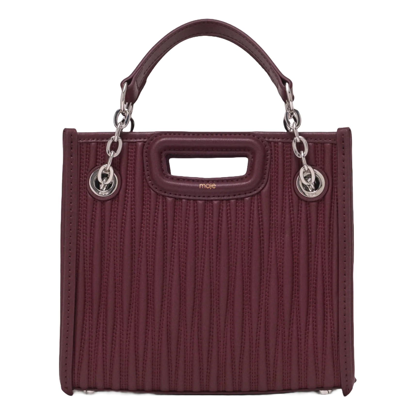 Brieftasche aus Leder Rot M CABAS MINI