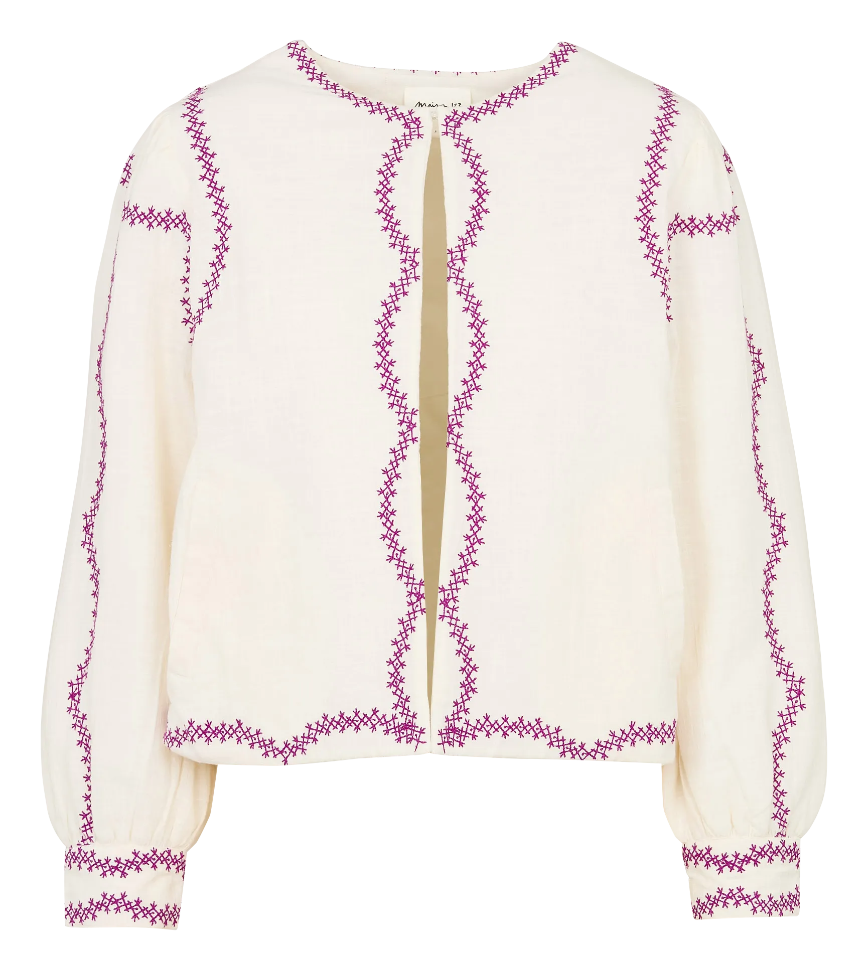 Gerade Baumwolljacke Beige POLLY