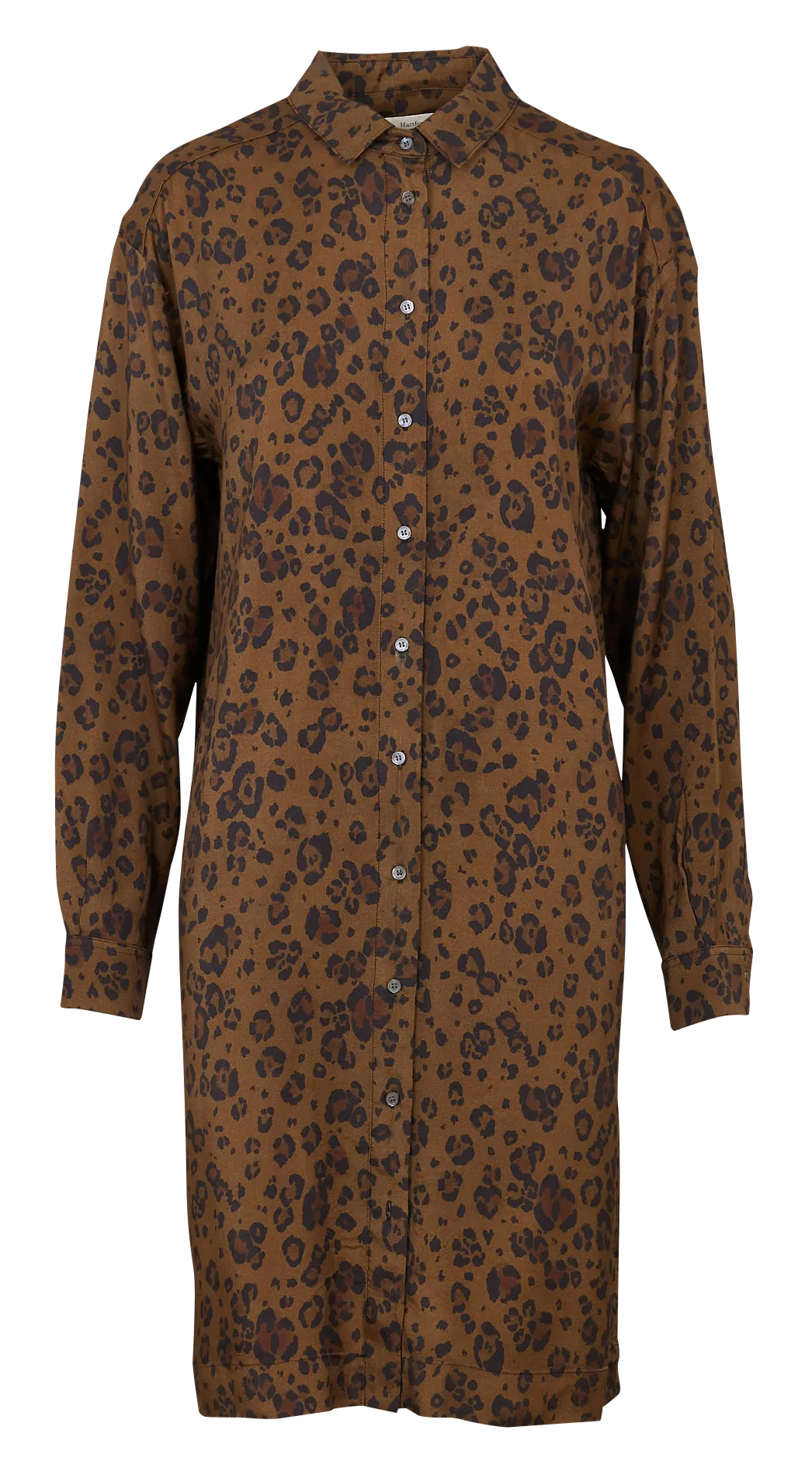 Weite fließende Hemdblusenkleid Mehrfarbig RYLE