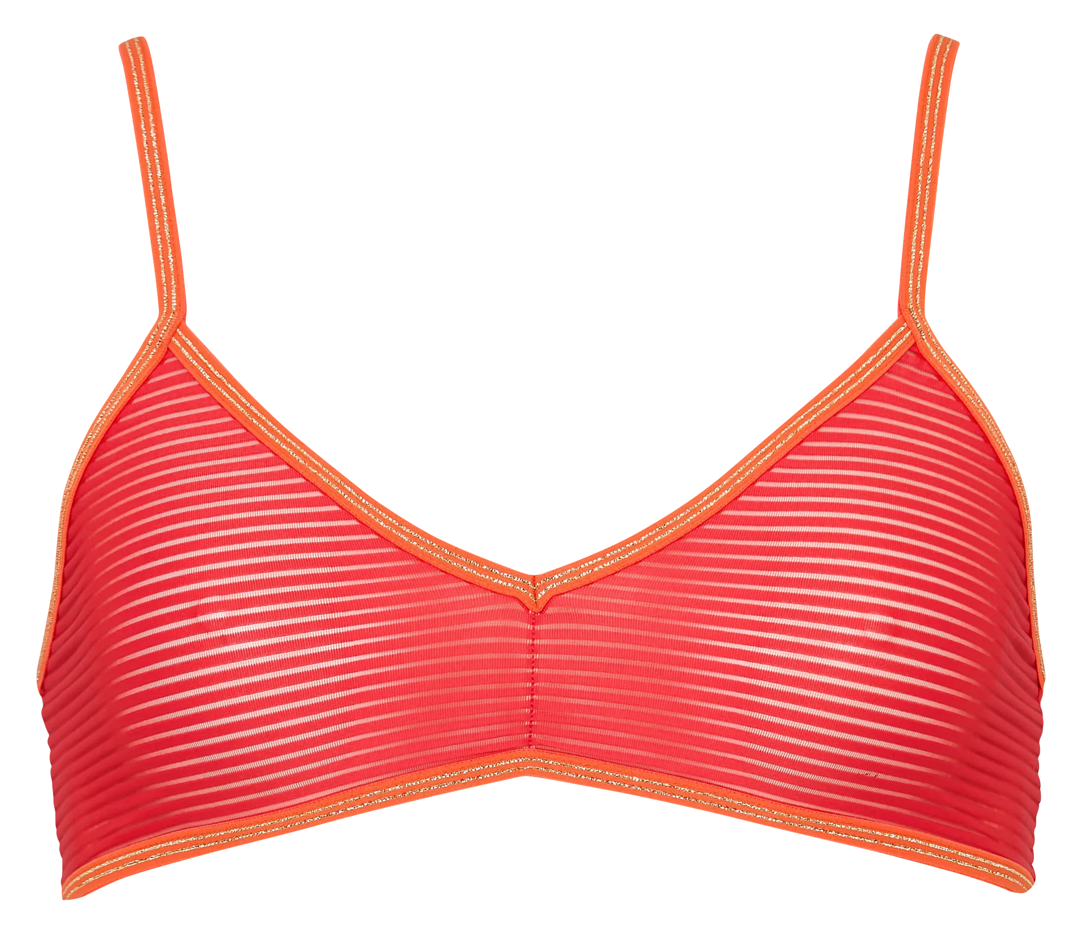 Gestreiftes Bustier Orange GEORGIA