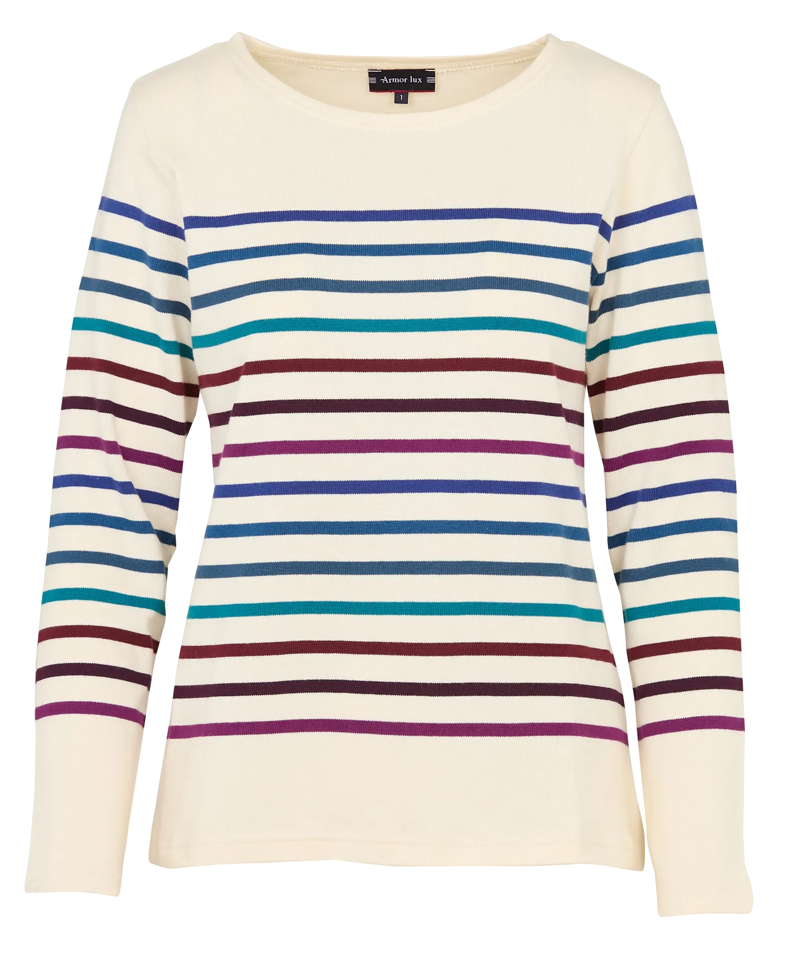 Matrosenpullover aus Baumwolle mit Rundhalsausschnitt Blau