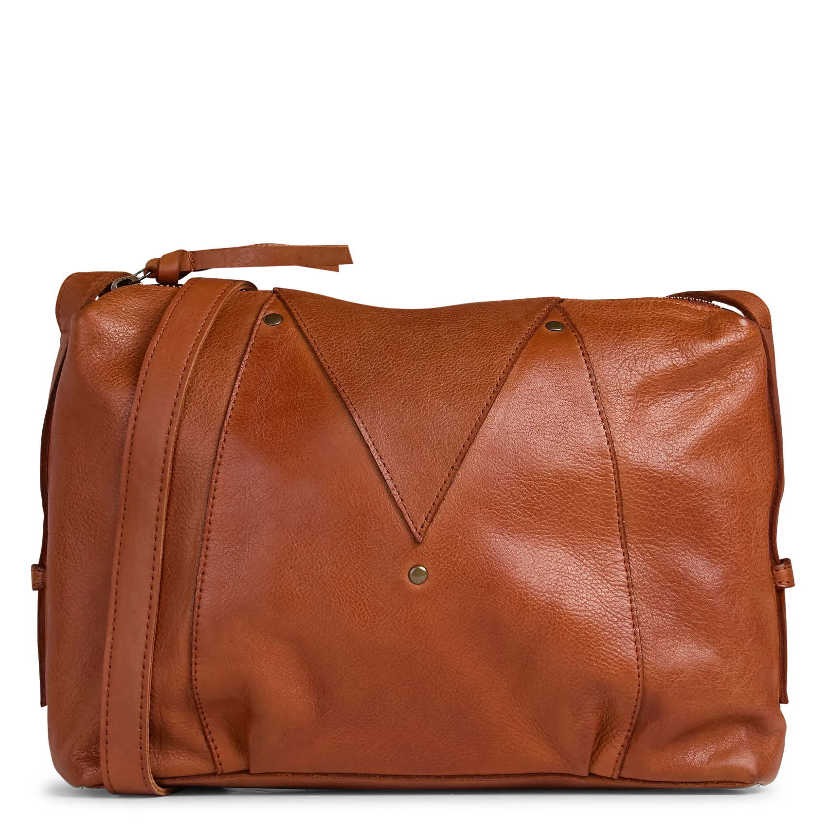 Brieftasche aus Leder Braun JANETT