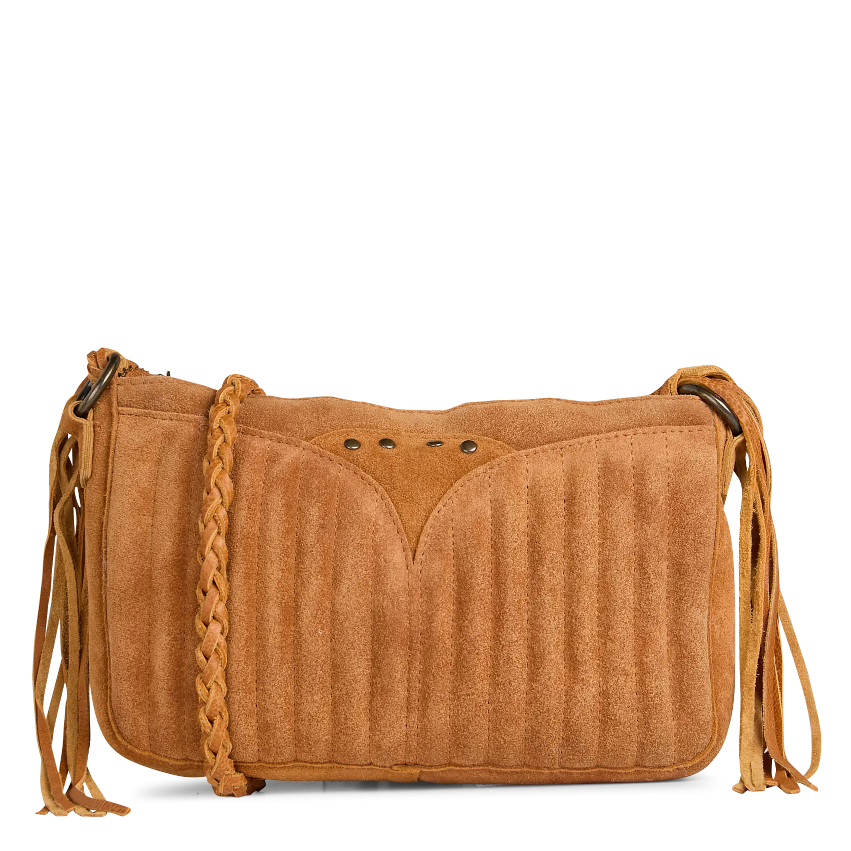 Brieftasche aus Leder Braun JANE