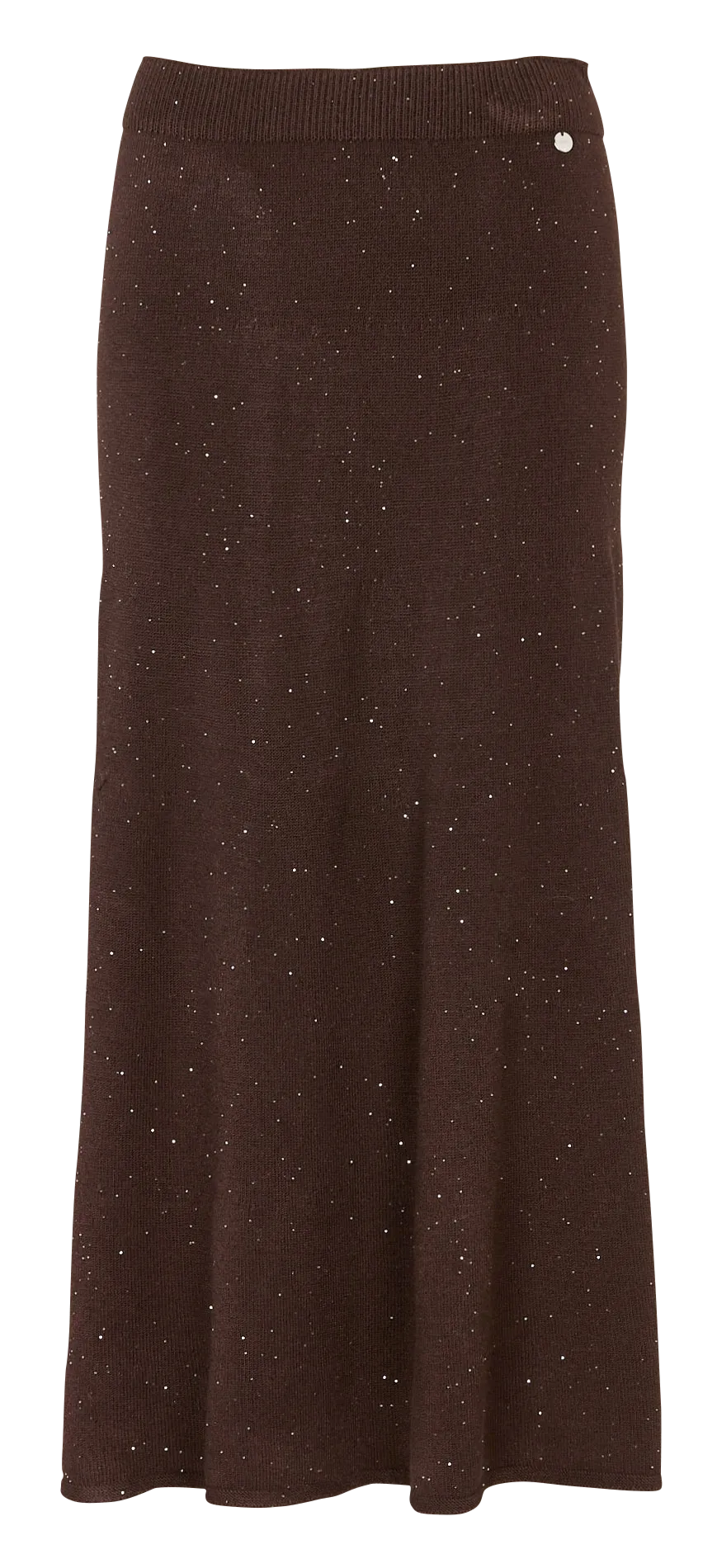 Ausgestellter Maxirock Braun