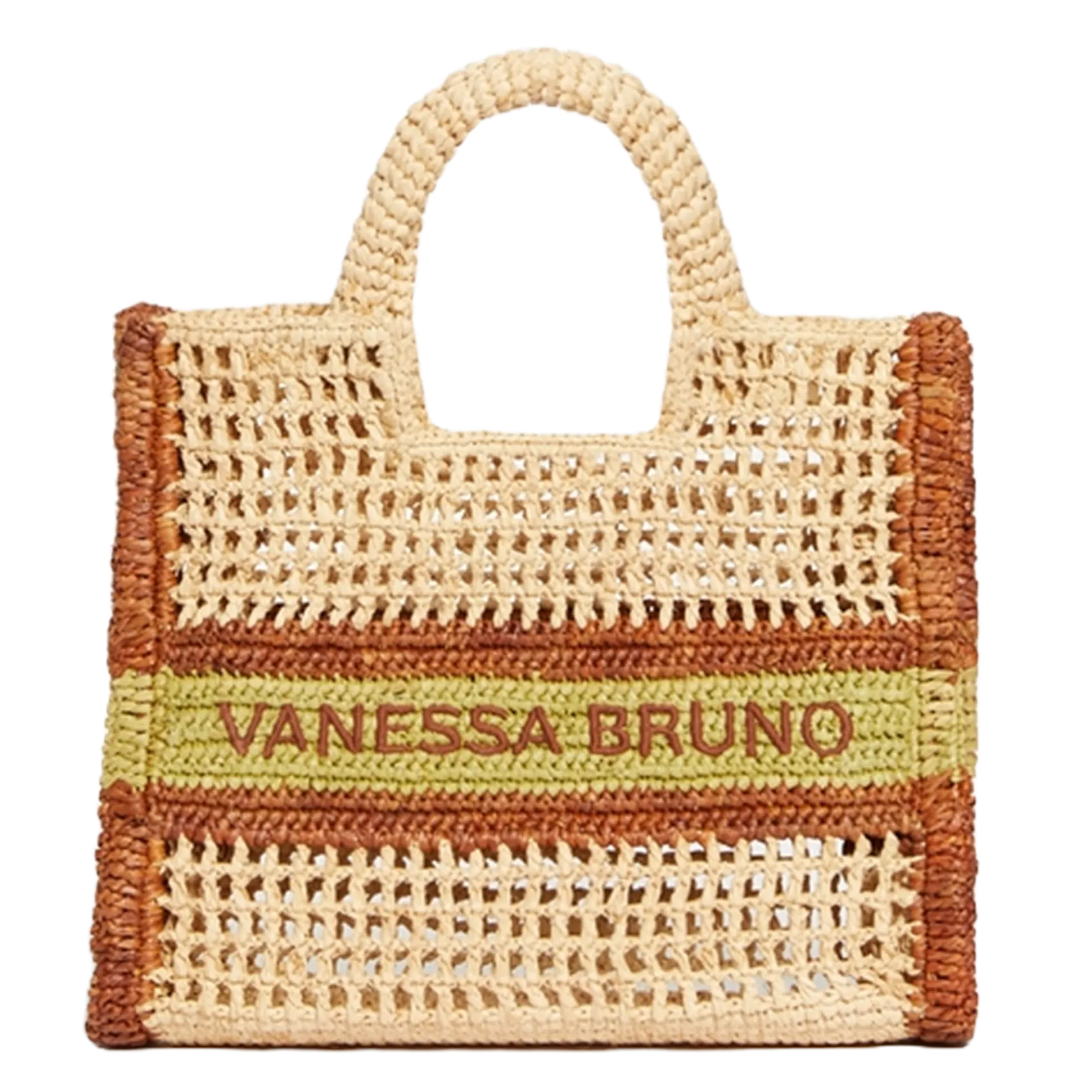 Korb aus Bast Mehrfarbig PANIER PM