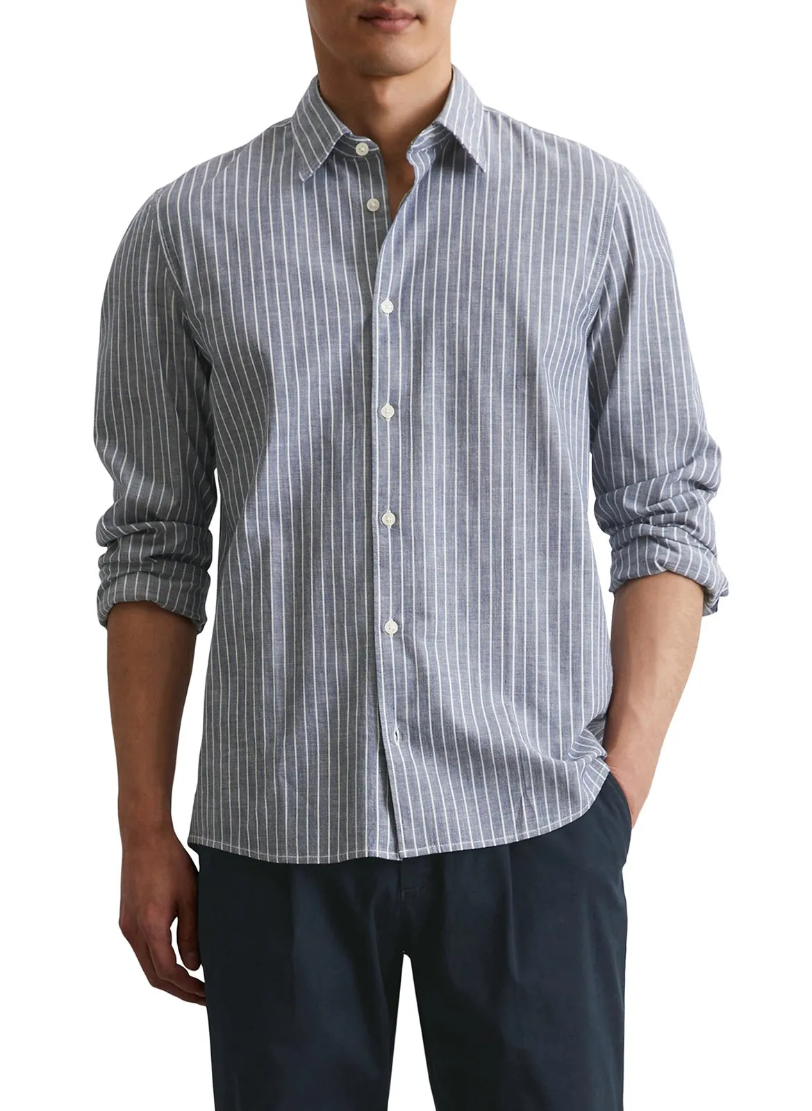 Baumwoll-Bluse Mehrfarbig