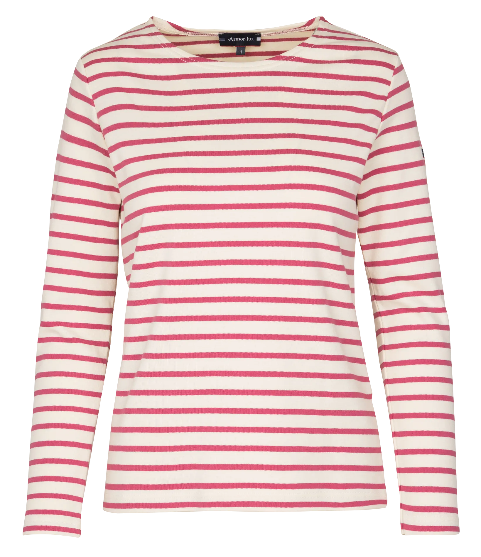 Matrosenpullover aus Baumwolle mit Rundhalsausschnitt Beige