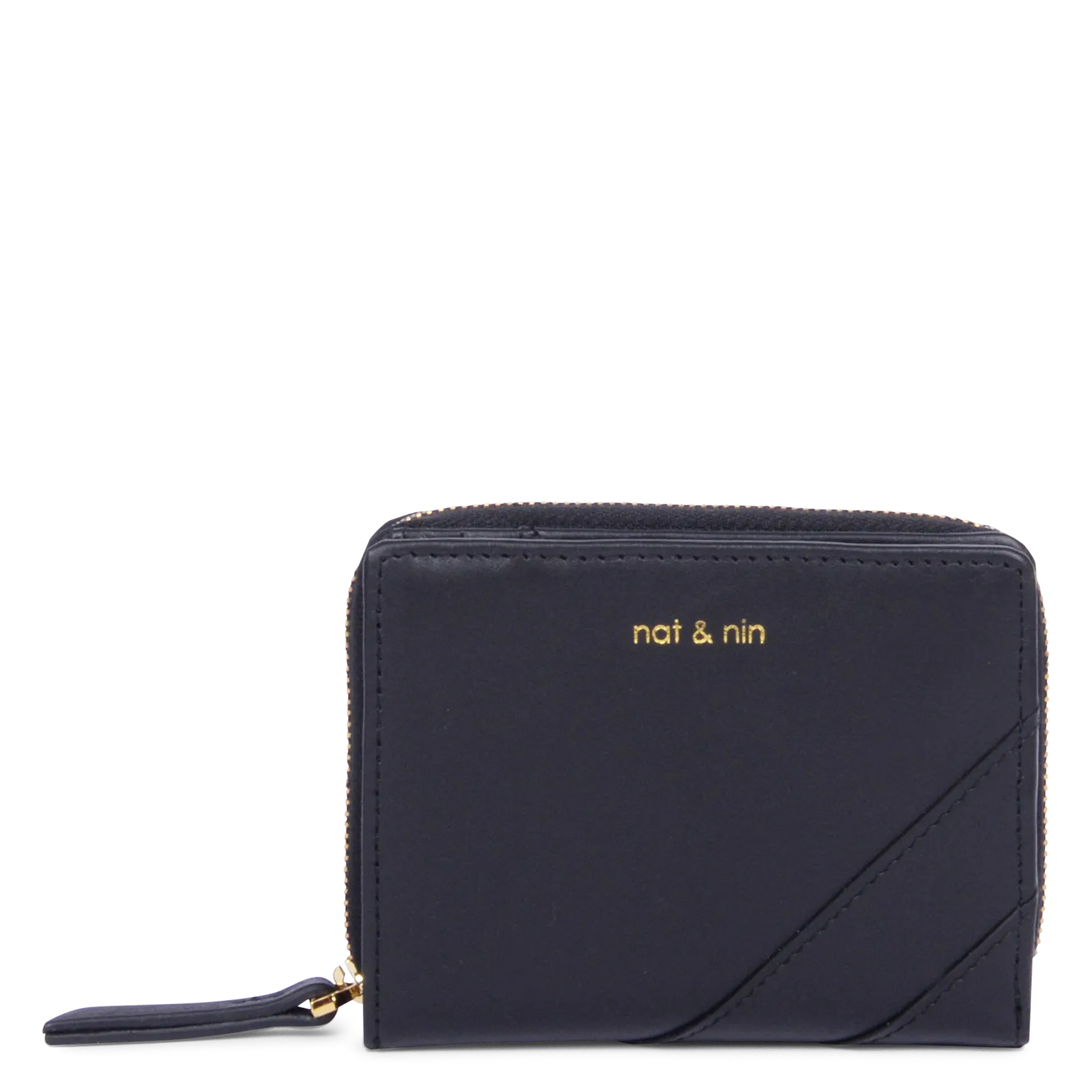 Babylon - Lederbrieftasche Schwarz NINA