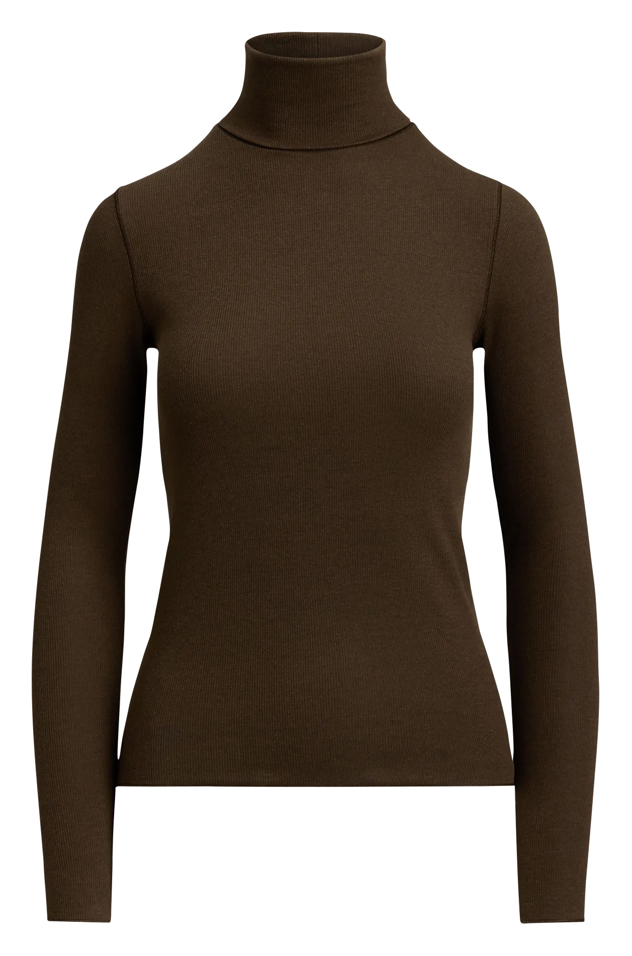 Rollkragenpullover Braun