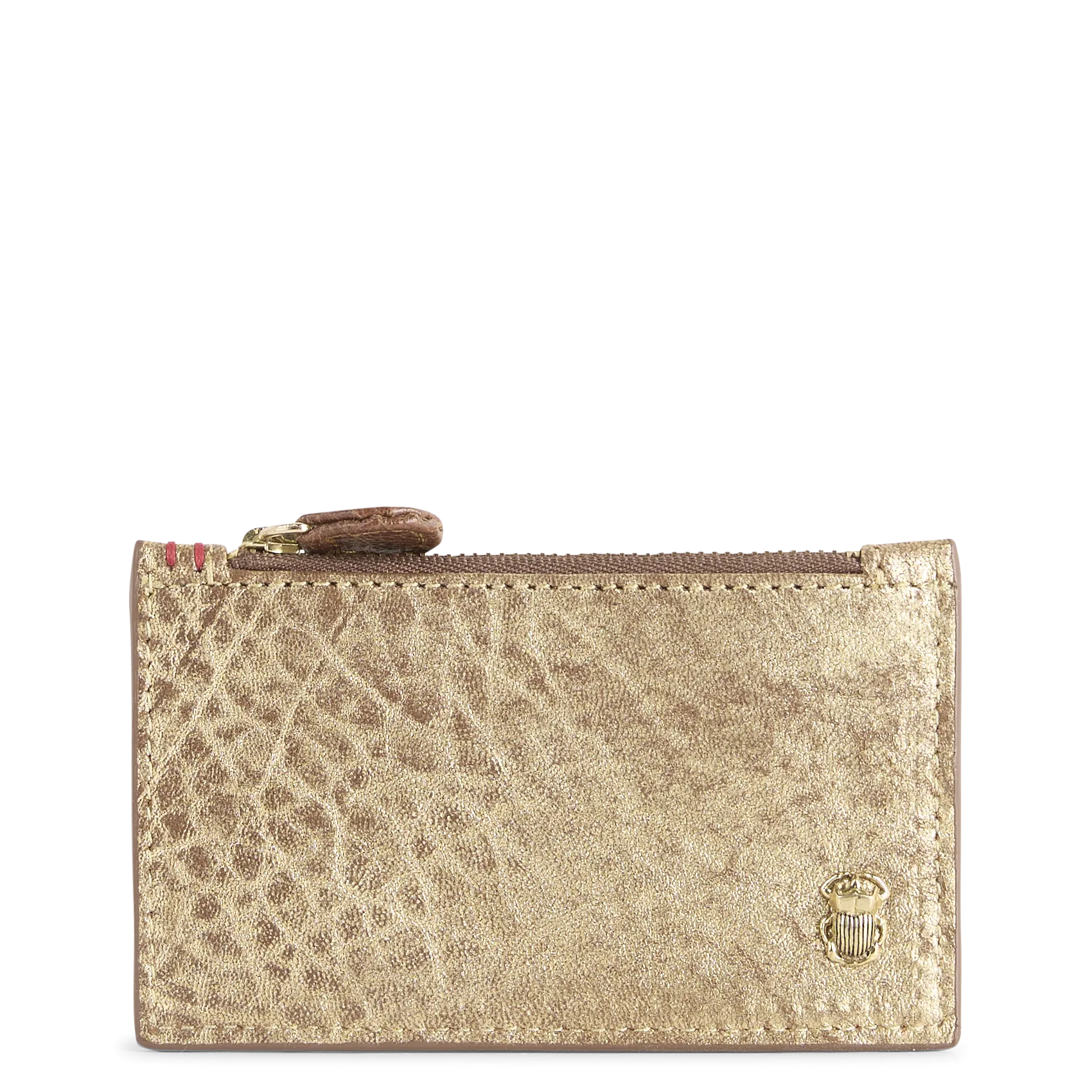 Lederkartenhalter Golden HELENA