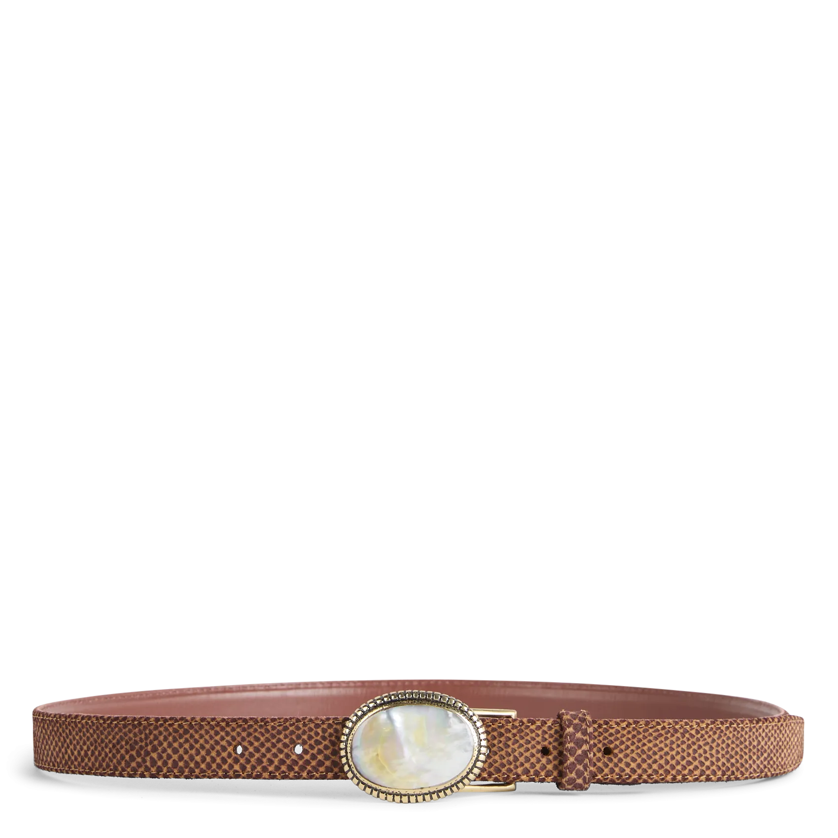 Gürtel aus Mischleder Rot